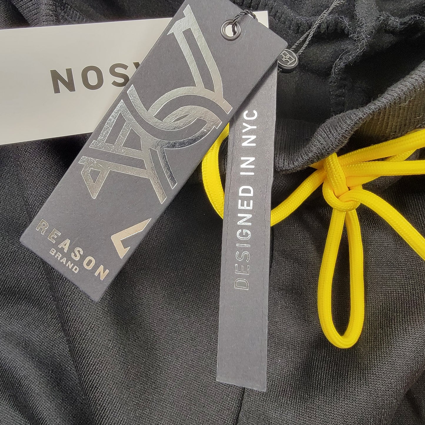 Reason Brand Mens Jogger Sweatpants Sz XL Black Leopard Graphic NWT6