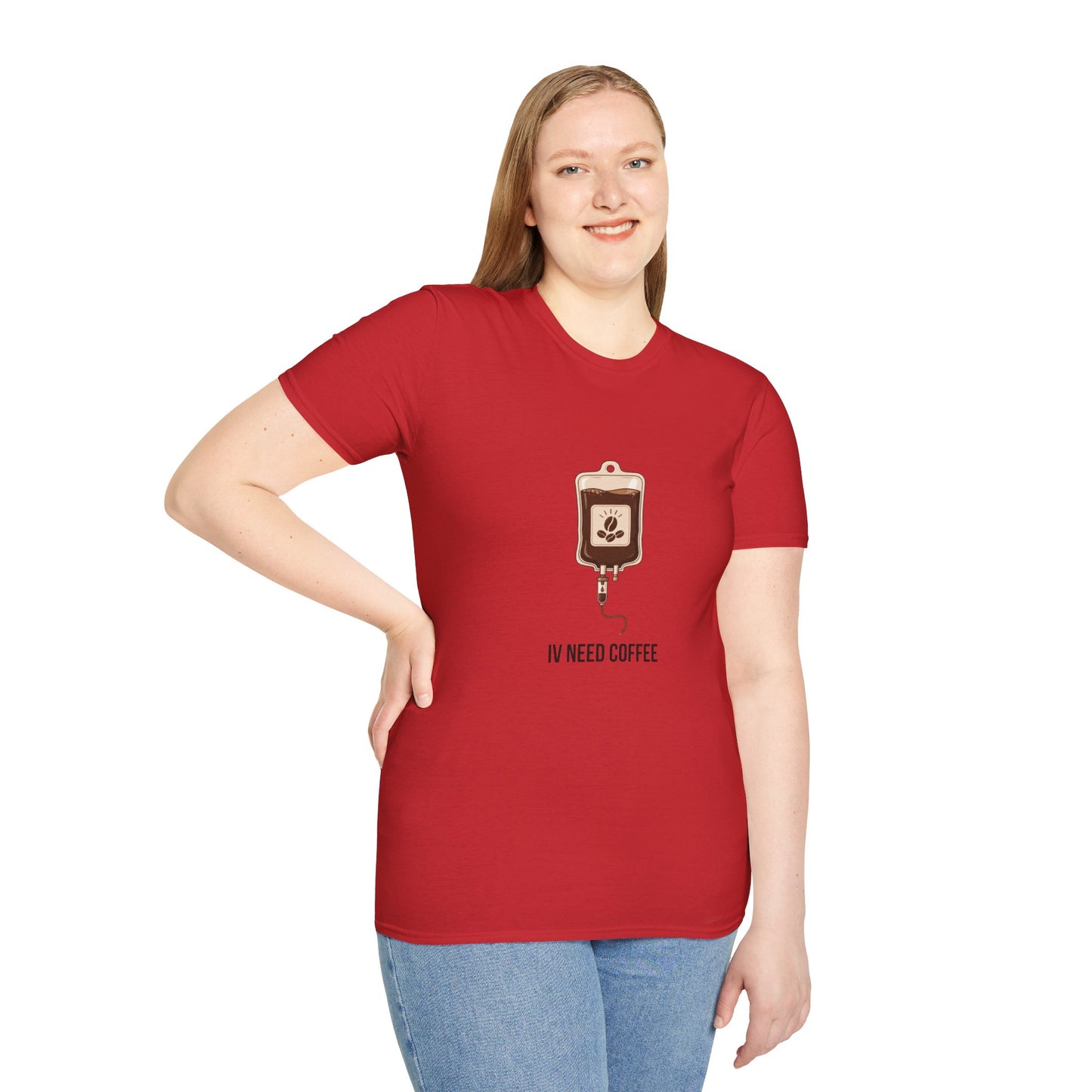 Funny Nurse IV Need Coffee T-Shirt — Nurses Week Gift or All Year Round New
