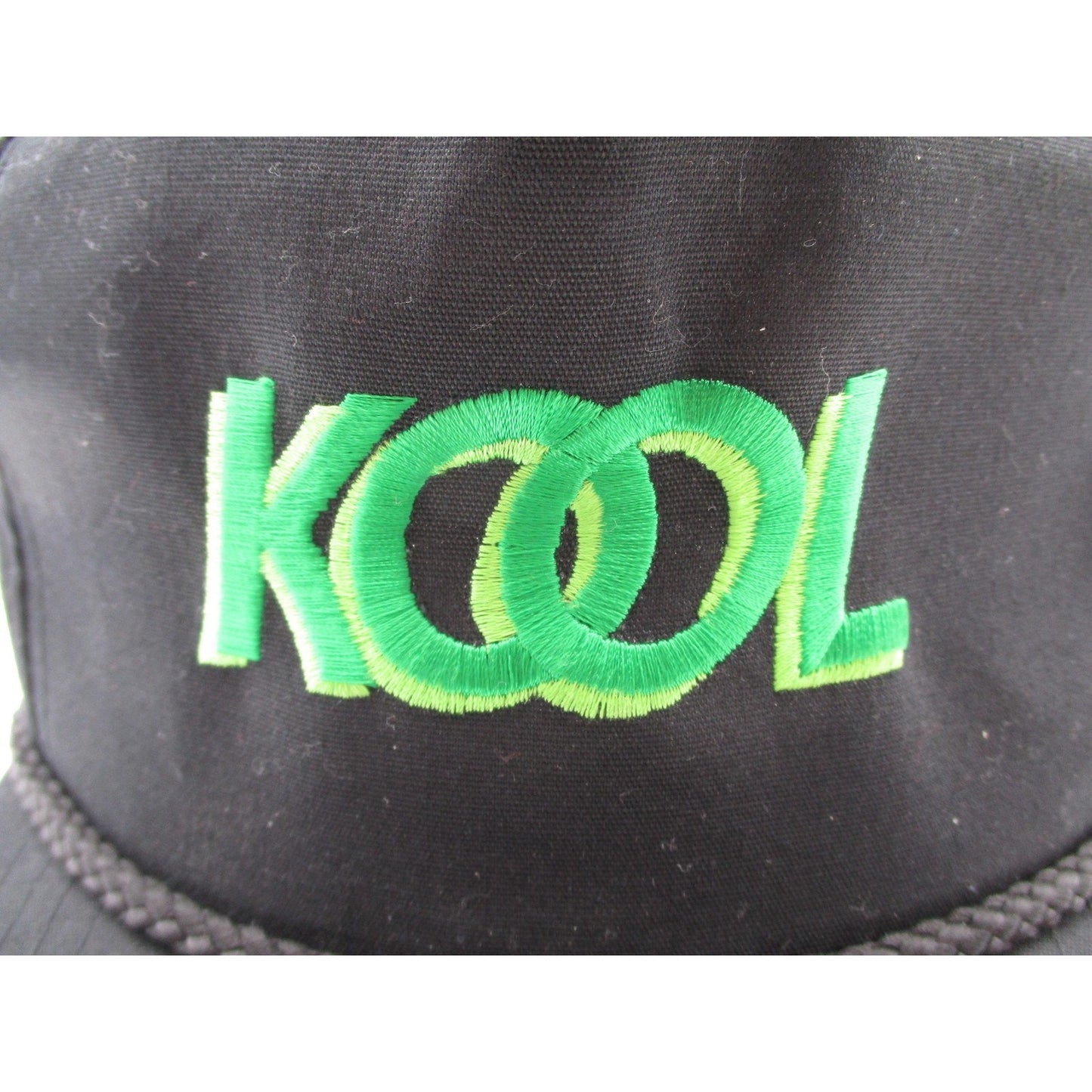Vintage Kool Cigarettes Rope Snapback Hat Black Green Adjustable Cap Osfa Adult