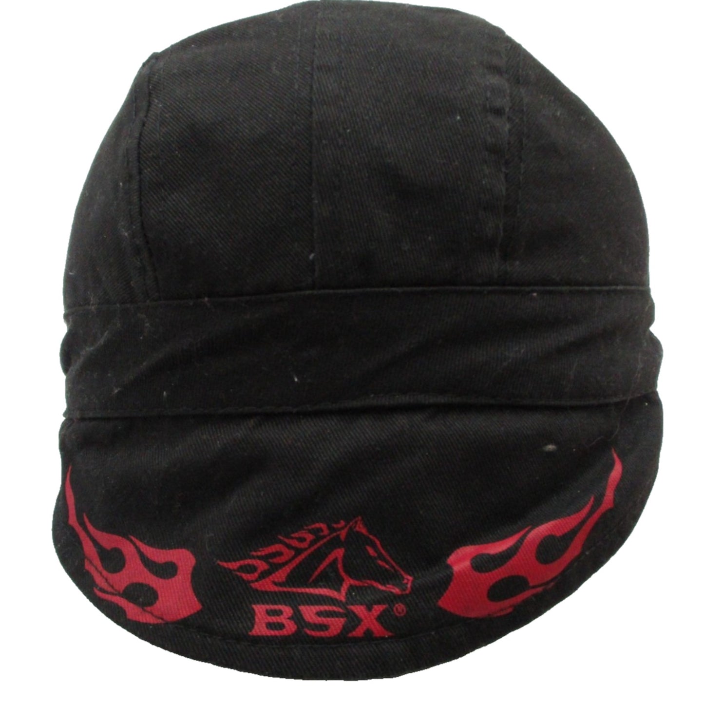 Bsx Hat Cap Fitted Mens One Size Black Welding Flame Graphic Revco Safety