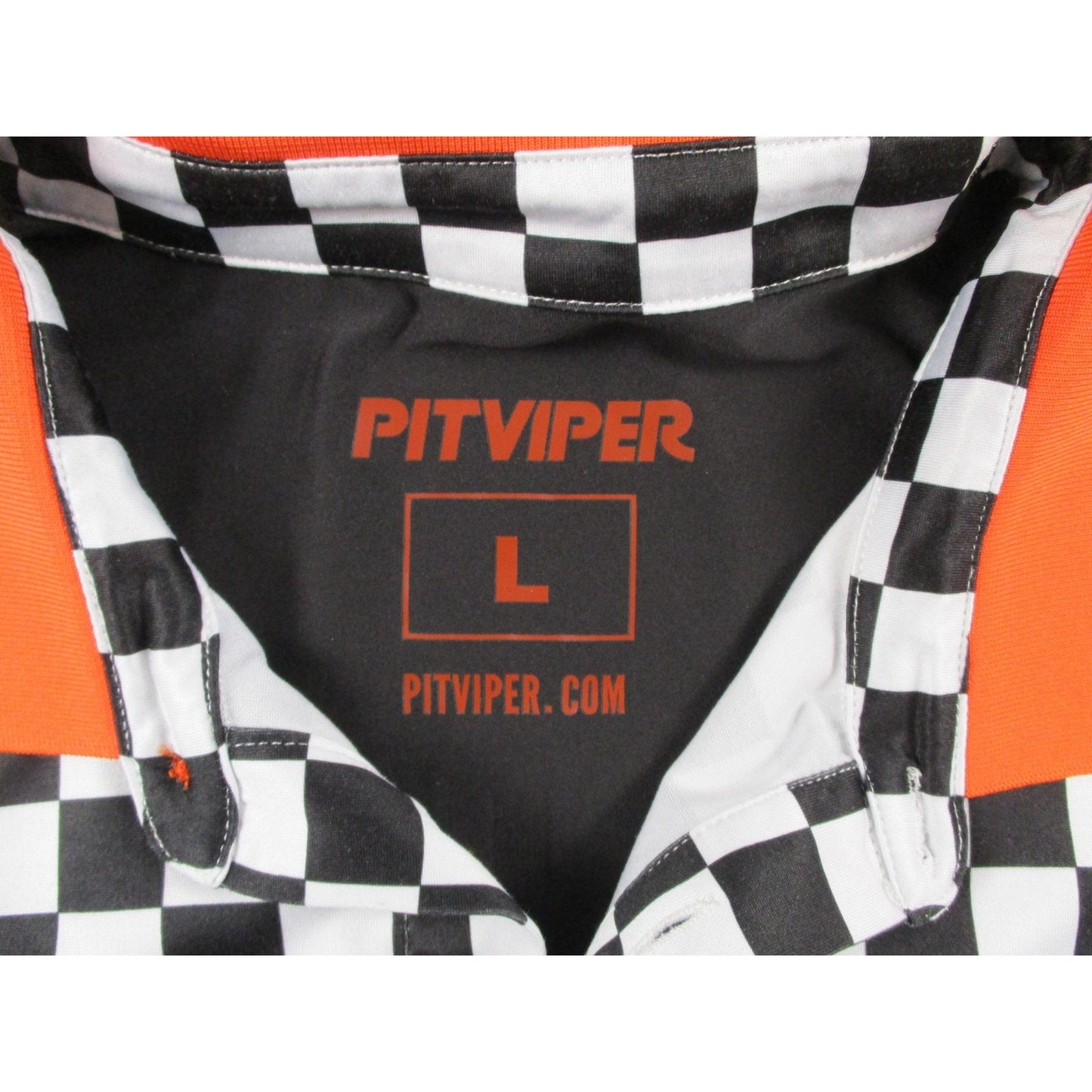 Pit Viper Polo Shirt Mens Large Multicolor Checkered Racing Graphic Nwt 1699