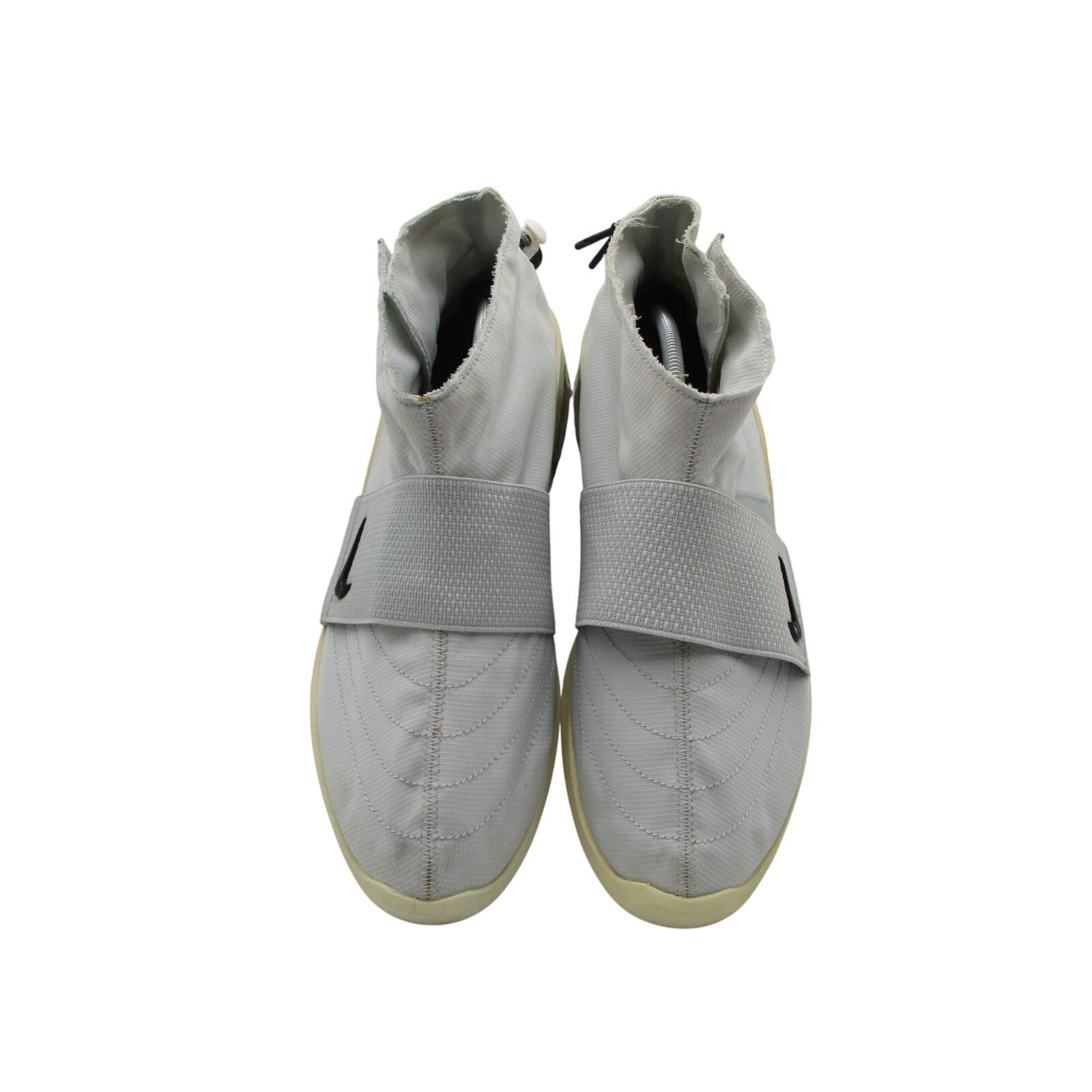 Nike Air Fear of God Moccasin AT8086-001 Pure Platinum Men's 12 Used 1J34