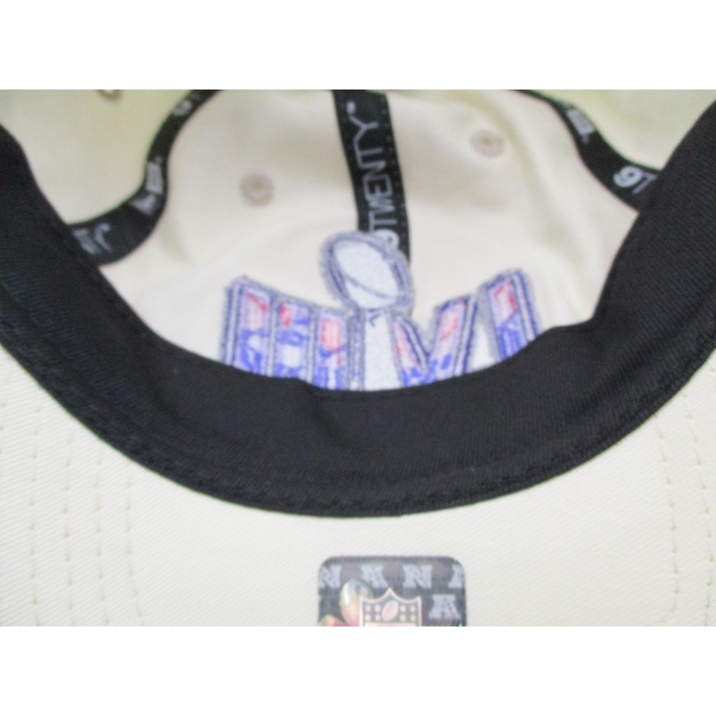 Super Bowl Lviii Hat Cap Strap Back One Size Beige Nfl Football New Era Mens Nwt