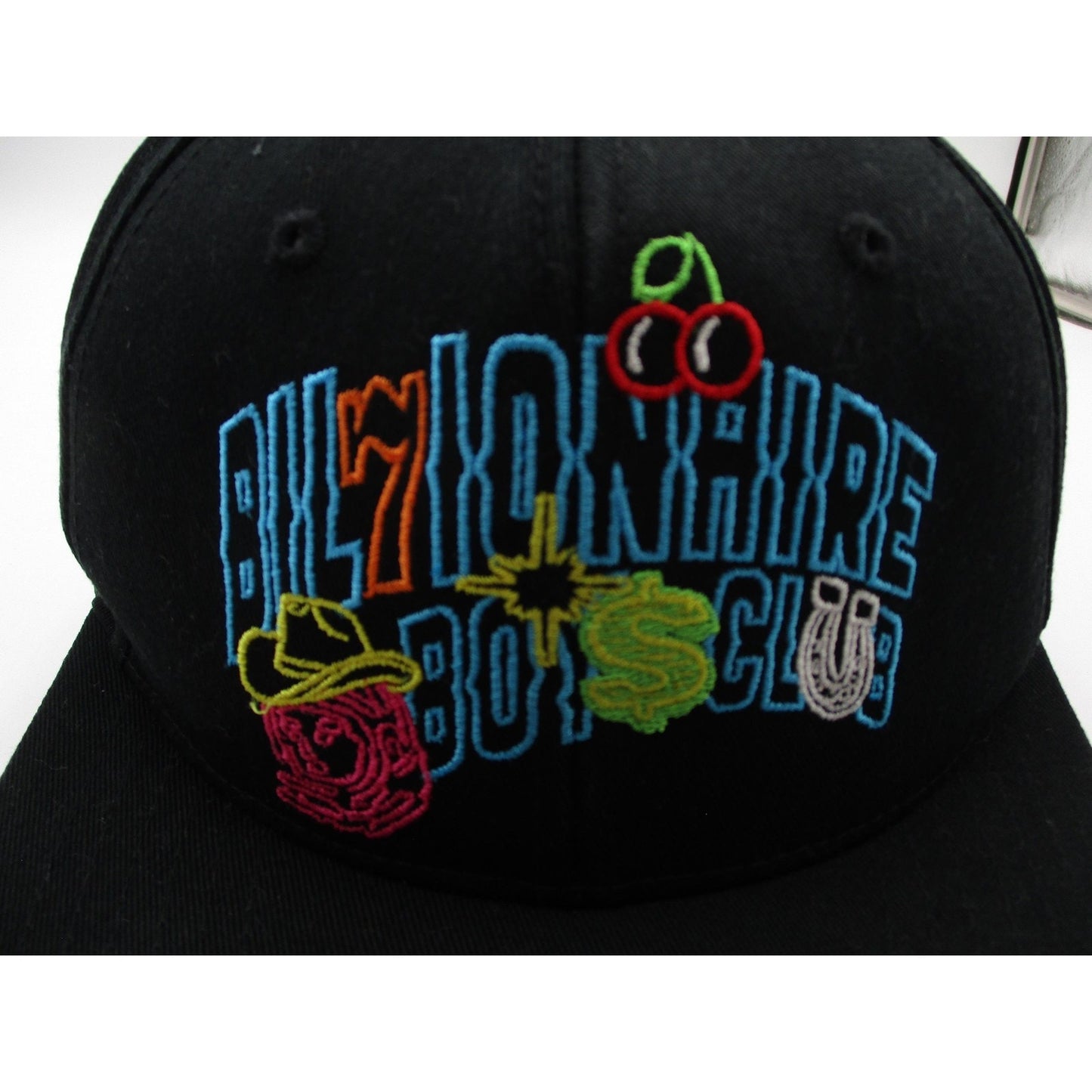 Billionaire Boys Club Hat Cap Snap Back Mens One Size Black Money Graphic Logo