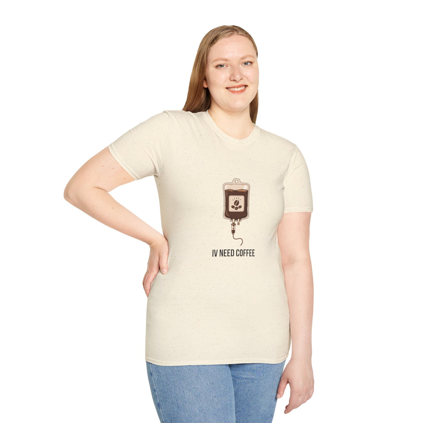 Funny Nurse IV Need Coffee T-Shirt — Nurses Week Gift or All Year Round New