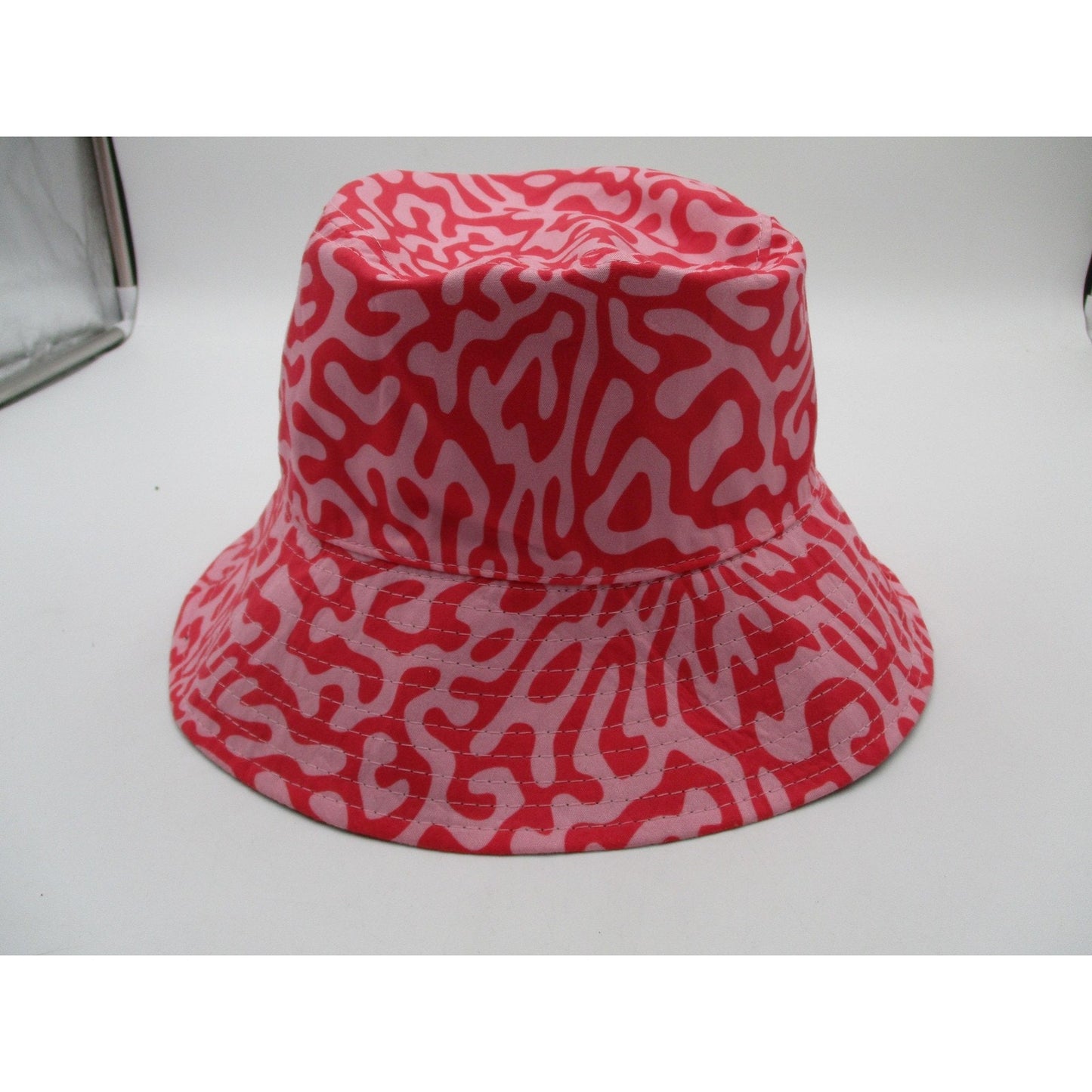 Bud Marys Dispensary Hat Cap Bucket Pink Geometric Embroidered Mens Osfm