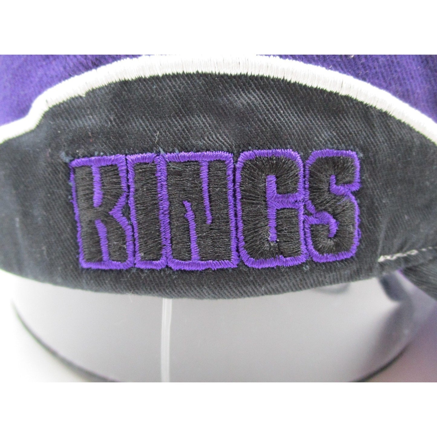 Sacramento Kings Hat Cap Strap Back One Size Purple Black Nba Basketball Mens