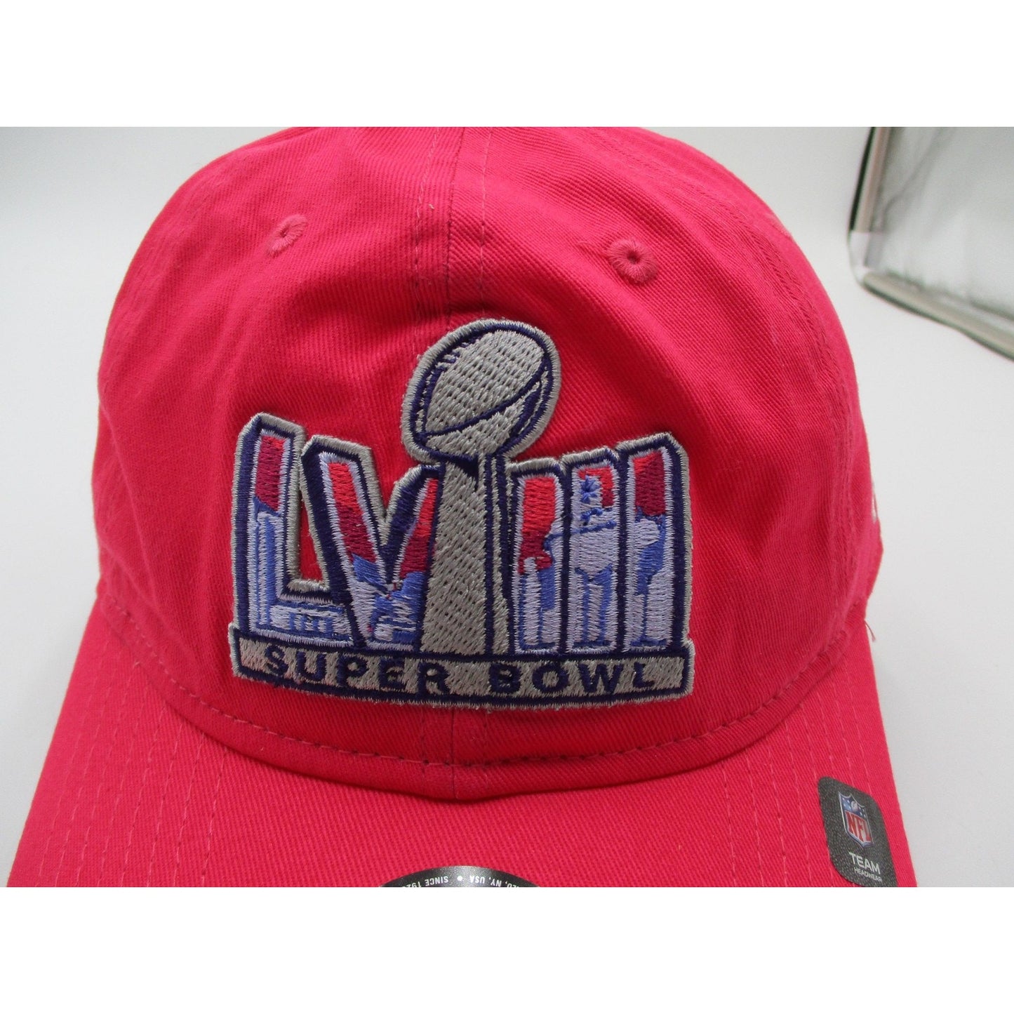 Super Bowl Lvi Hat Cap Strap Back One Size Mens Red Nfl Football New Era Nwt