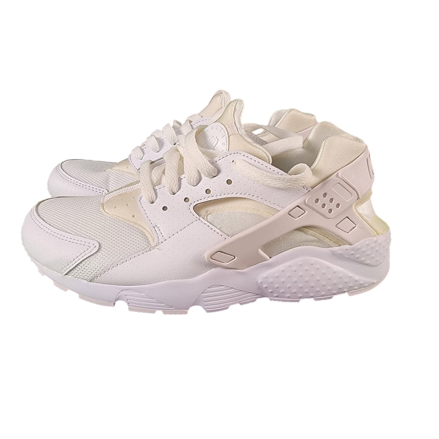 Nike Huarache Run (GS) White/Platinum Sz 6.5Y 654275-110