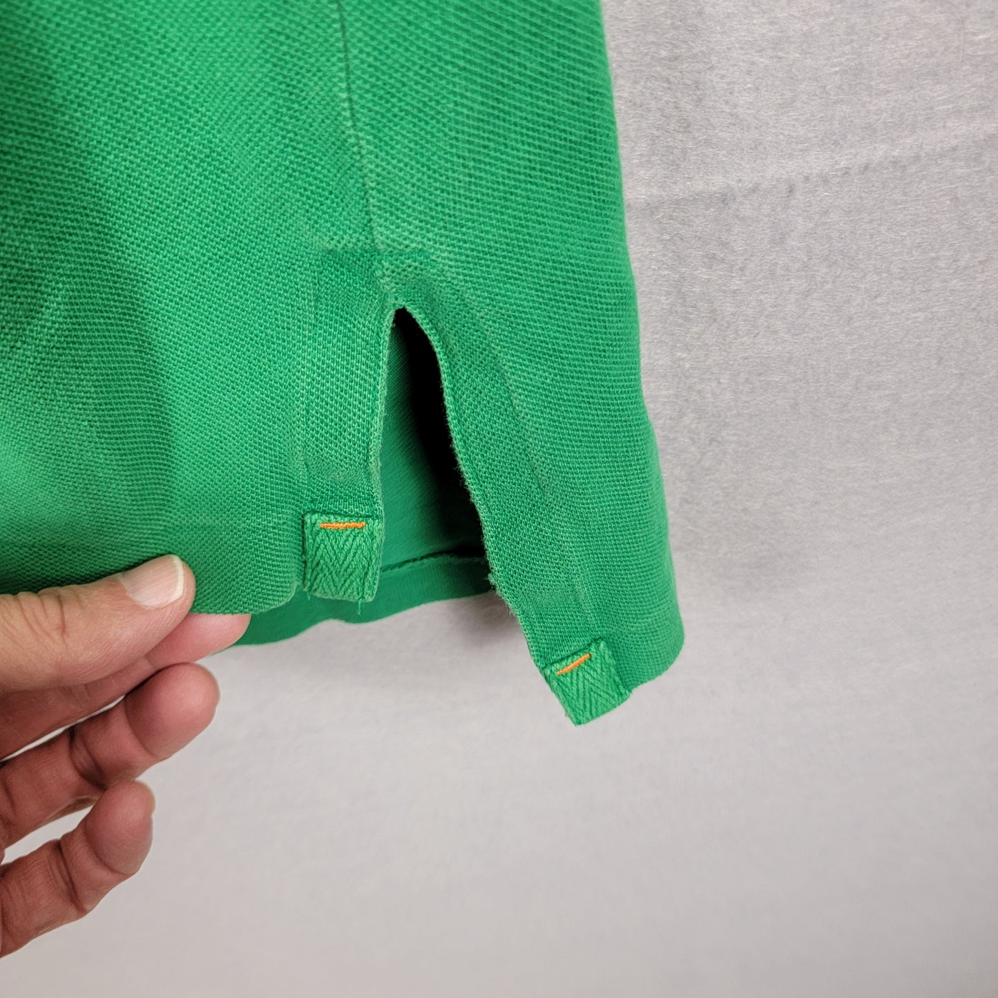 Polo Ralph Lauren Big Pony Shirt Mens L Green Navy Blue Orange Crest Polo Y2K8