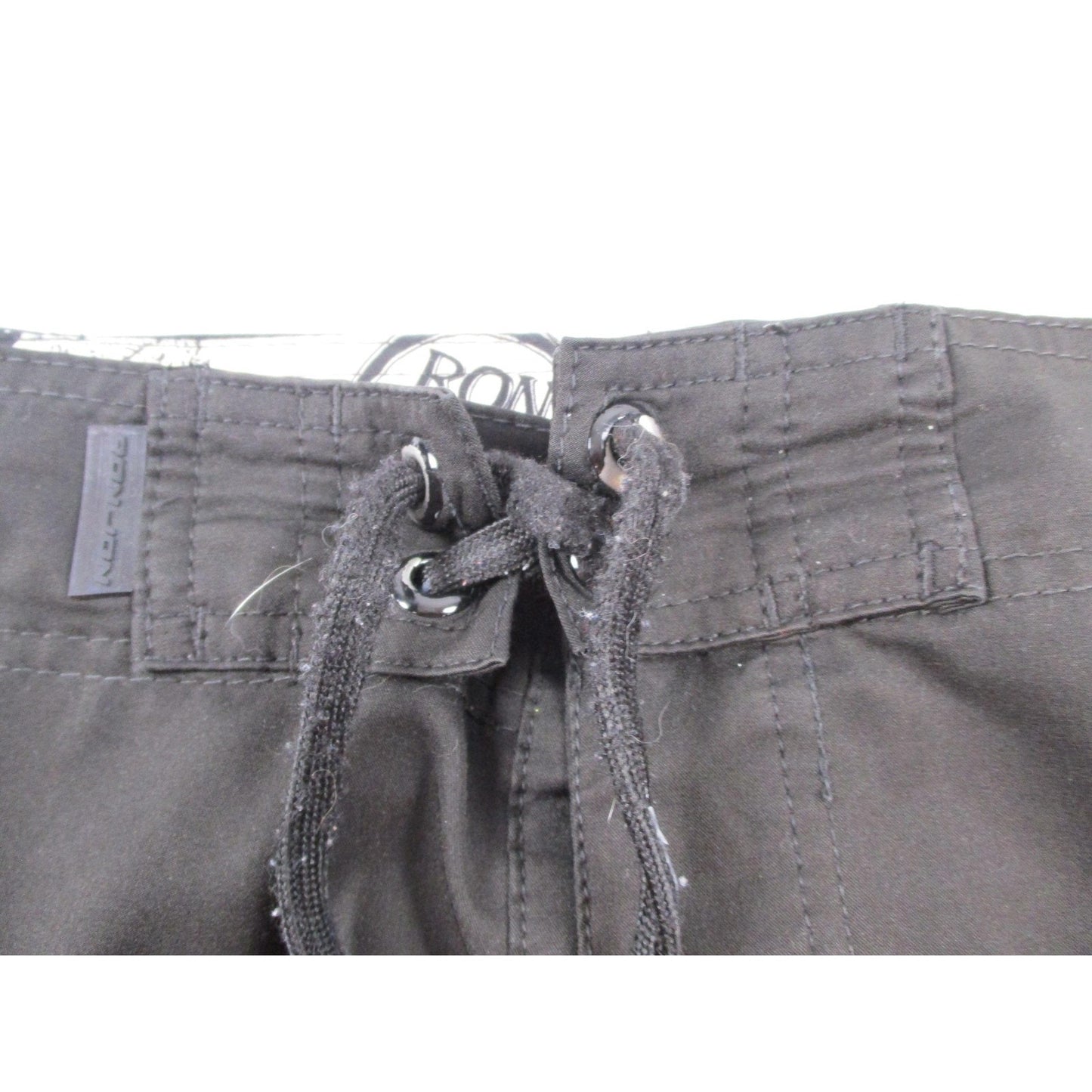 Ron Jon Surf Shop Board Shorts Mens Size 34 Black Quick Dry Surf Swim Trunks