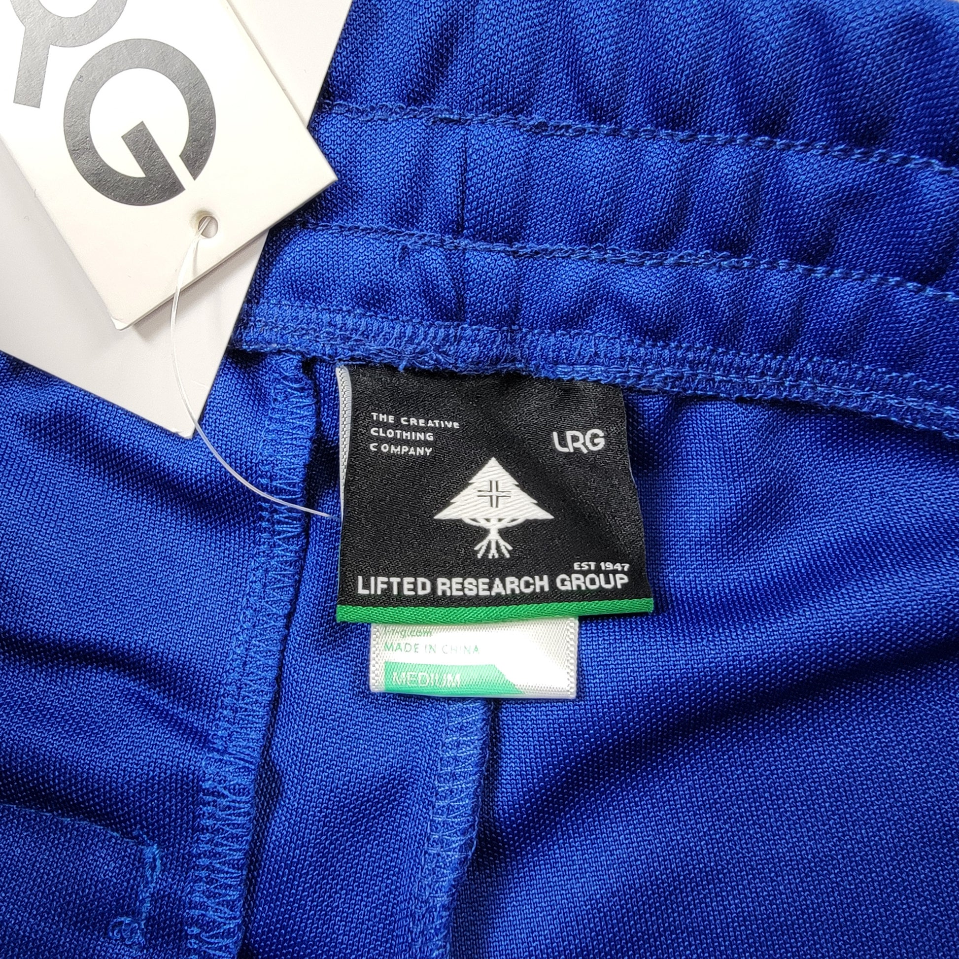 LRG Lifted Research Group Point Guard Knit Pants Medium Cobalt Blue Snap NWT3