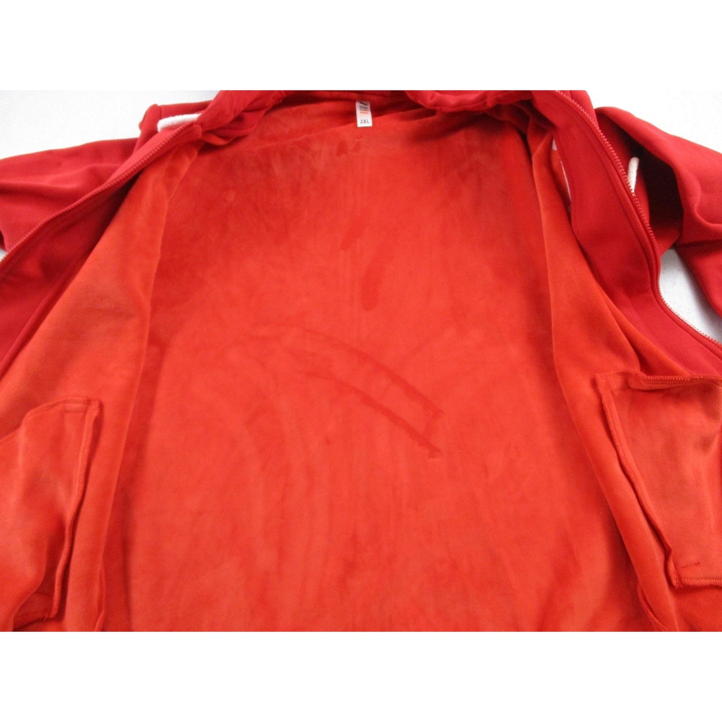Loop Tracksuit Mens 2xl Red Bitter Sweet Bear Graphic Fleece Hoodie Joggers 1694