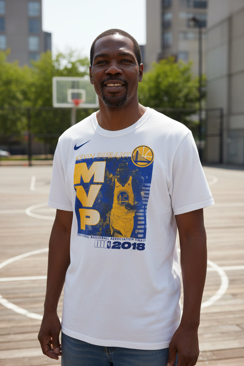 Nike Kevin Durant Golden State Warriors 2018 NBA Finals MVP Tee Shirt XL NWOT0