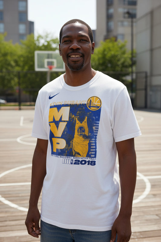 Nike Kevin Durant Golden State Warriors 2018 NBA Finals MVP Tee Shirt XL NWOT0