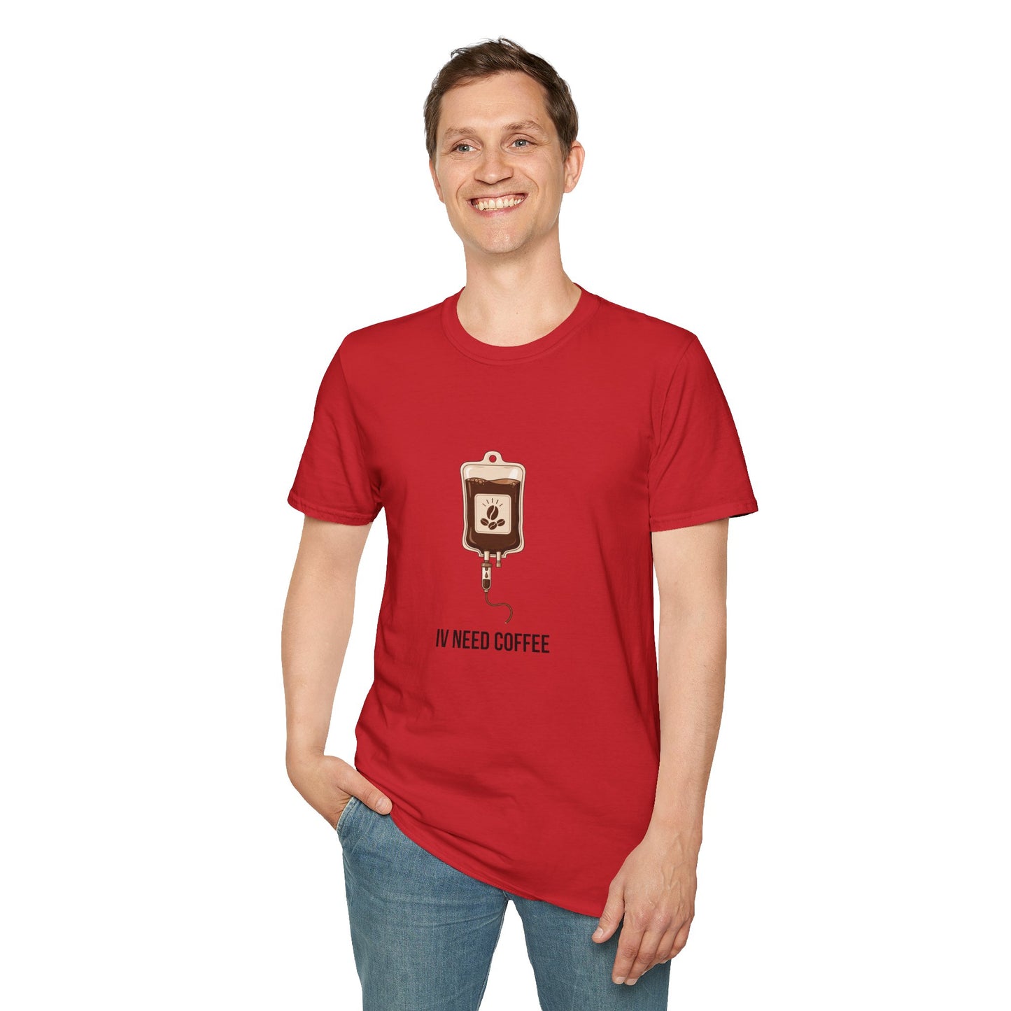 Funny Nurse IV Need Coffee T-Shirt — Nurses Week Gift or All Year Round New