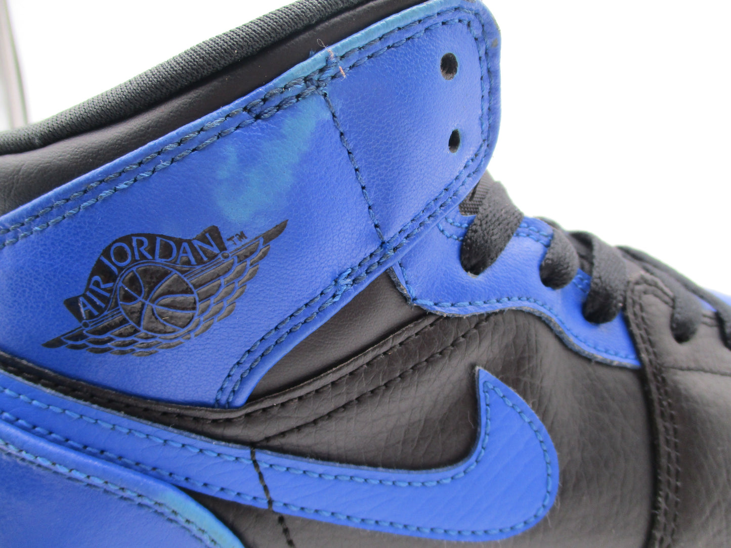 Air Jordan 1 Mid Hyper Royal GS 5Y Womens 6.5 Preowned 554725-07710