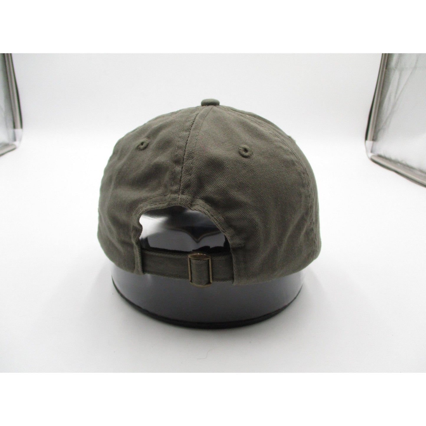 Kick Back Hat Cap Strap Back Mens One Size Green Embroidered Dad Baseball Twill