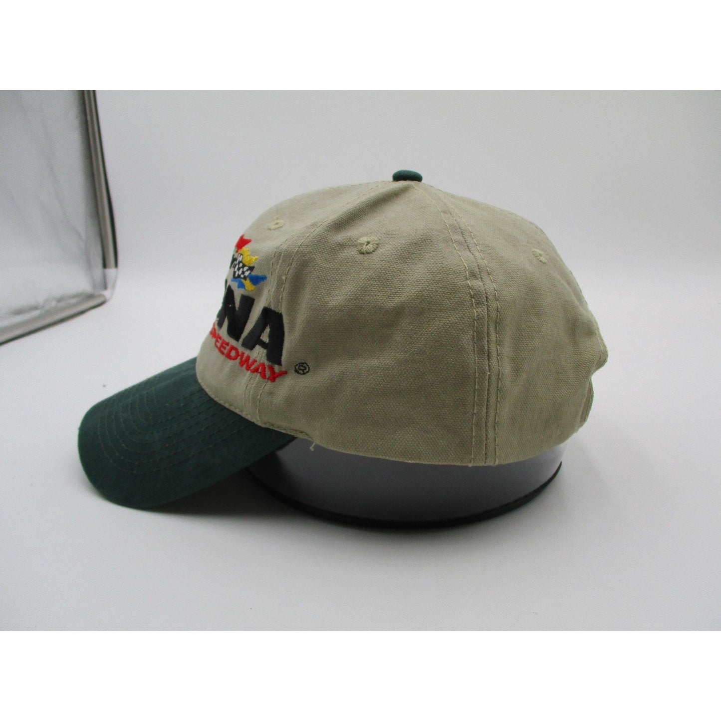 Daytona International Speedway Hat Cap Strap Back One Size Beige Nascar Headshot