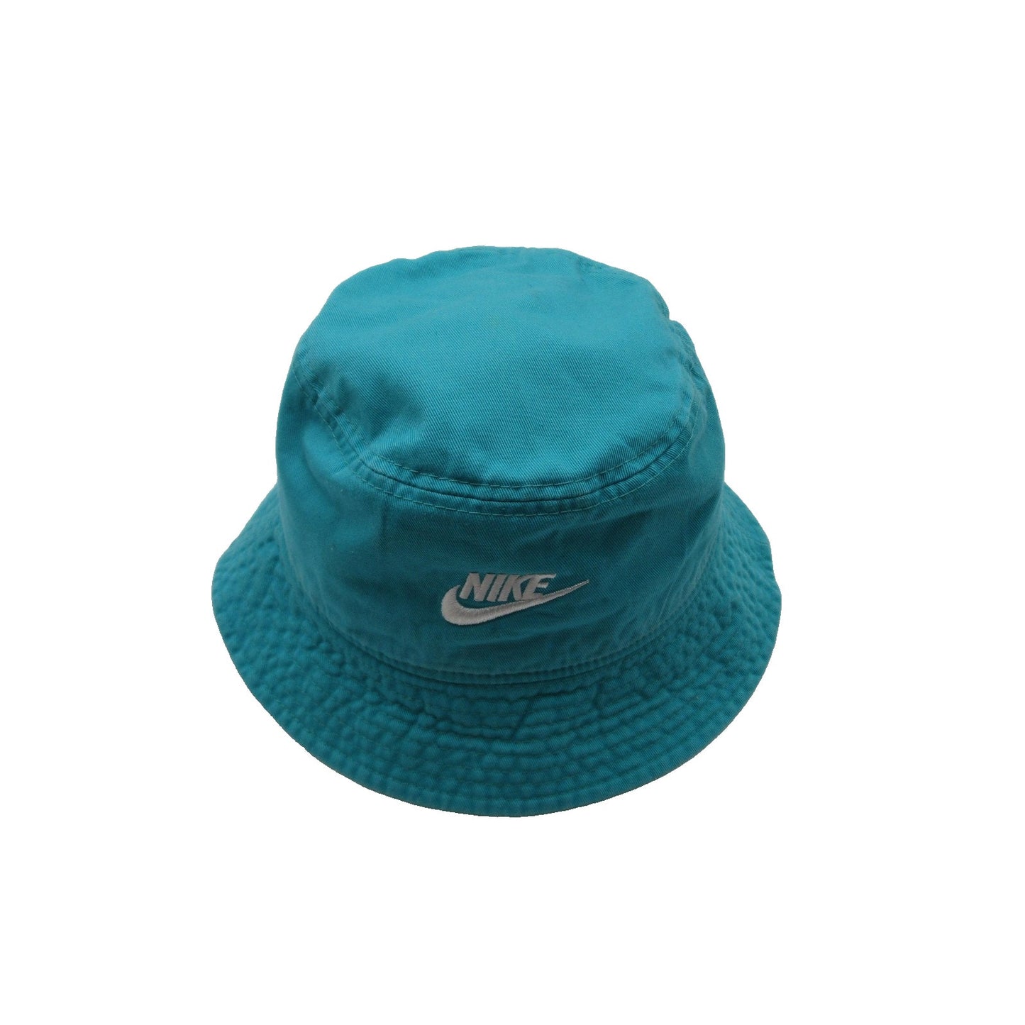 Nike Hat Bucket Mens Medium Blue Apex Cotton Twill Embroidered Swoosh Logo
