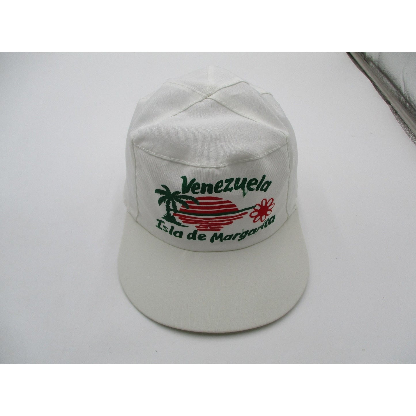 Venezuela Isla De Margarita Hat Cap Snap Back Mens One Size White Beach Souvenir