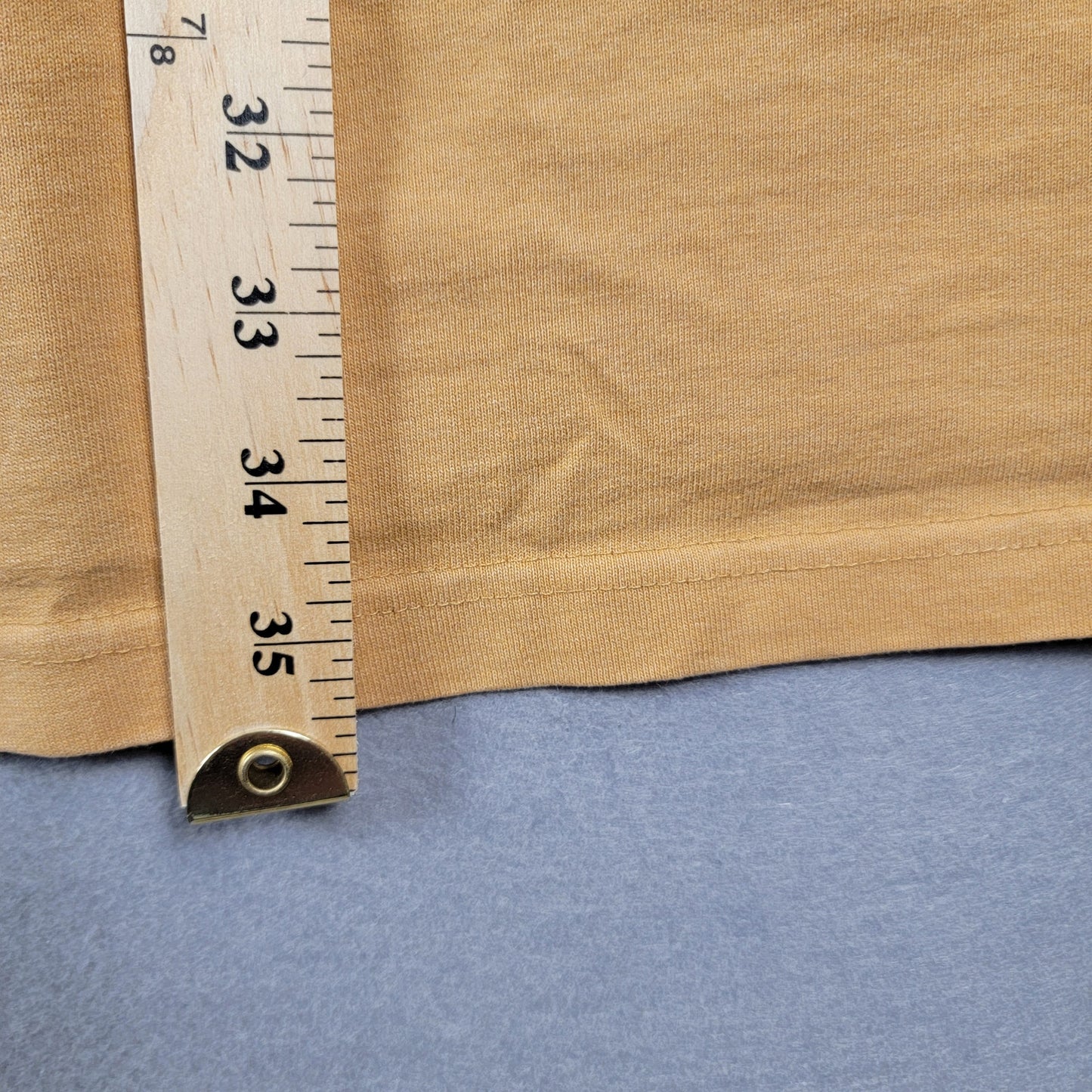 Carhartt short-sleeve T-shirt, beige, 3XL tall, original fit pre-owned 402
