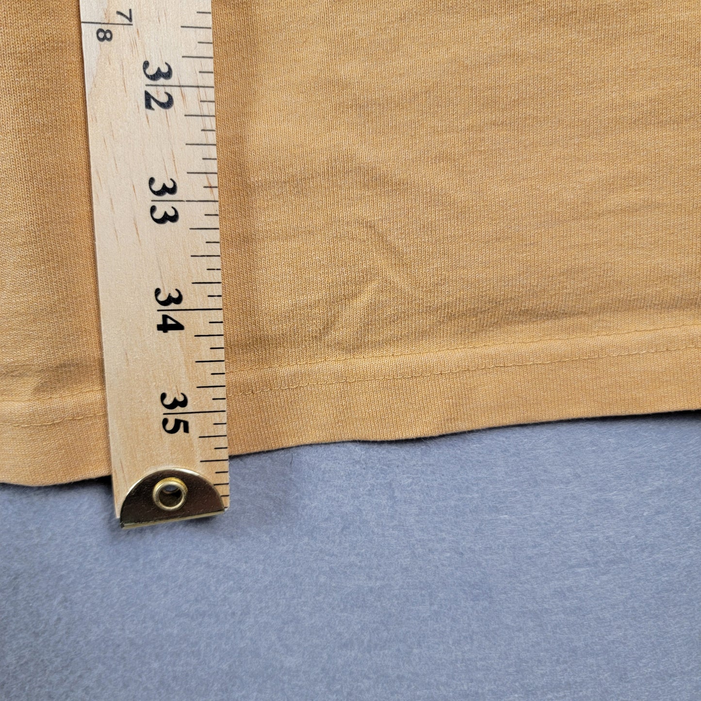 Carhartt short-sleeve T-shirt, beige, 3XL tall, original fit pre-owned 4029