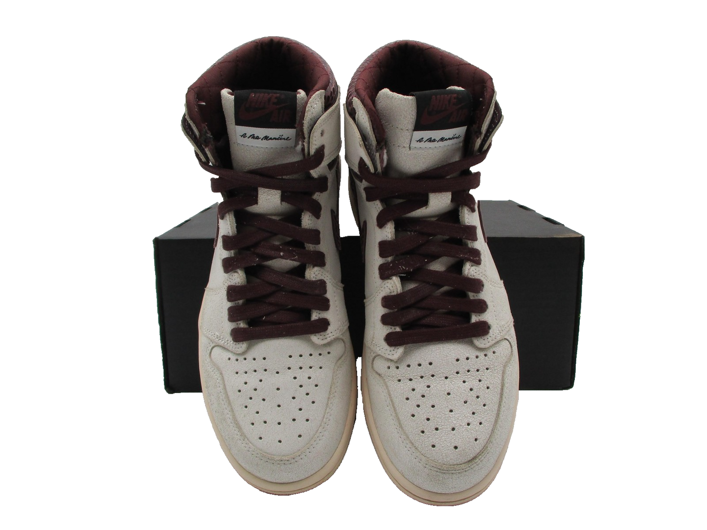 Nike Air Jordan 1 High OG A Ma Manière Men's Size 8 Sail Burgundy DO7097-100 1G14