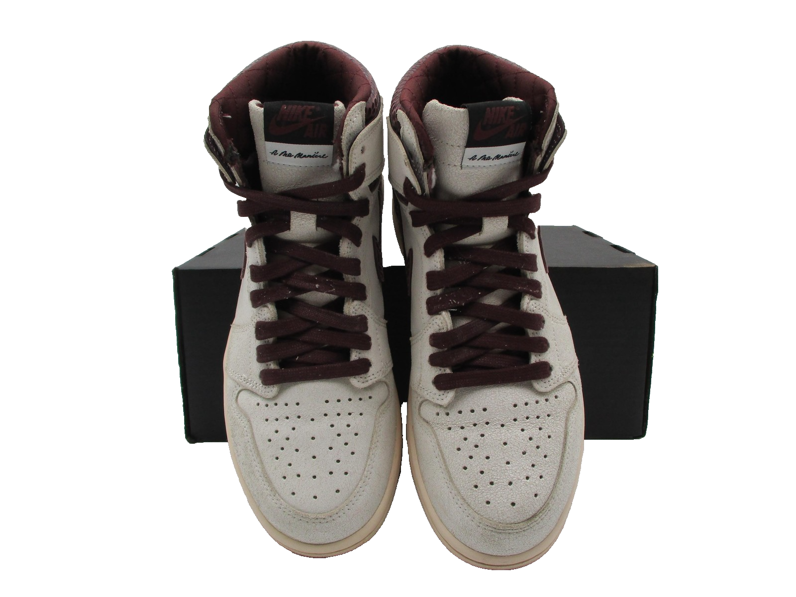 Nike Air Jordan 1 High OG A Ma Manière Men's Size 8 Sail Burgundy DO7097-100 1G14