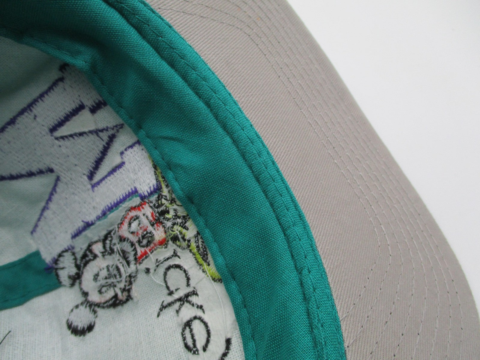 Vintage Mickey Unlimited Hat Cap Snap Back Mens One Size Green Mickey Mouse9
