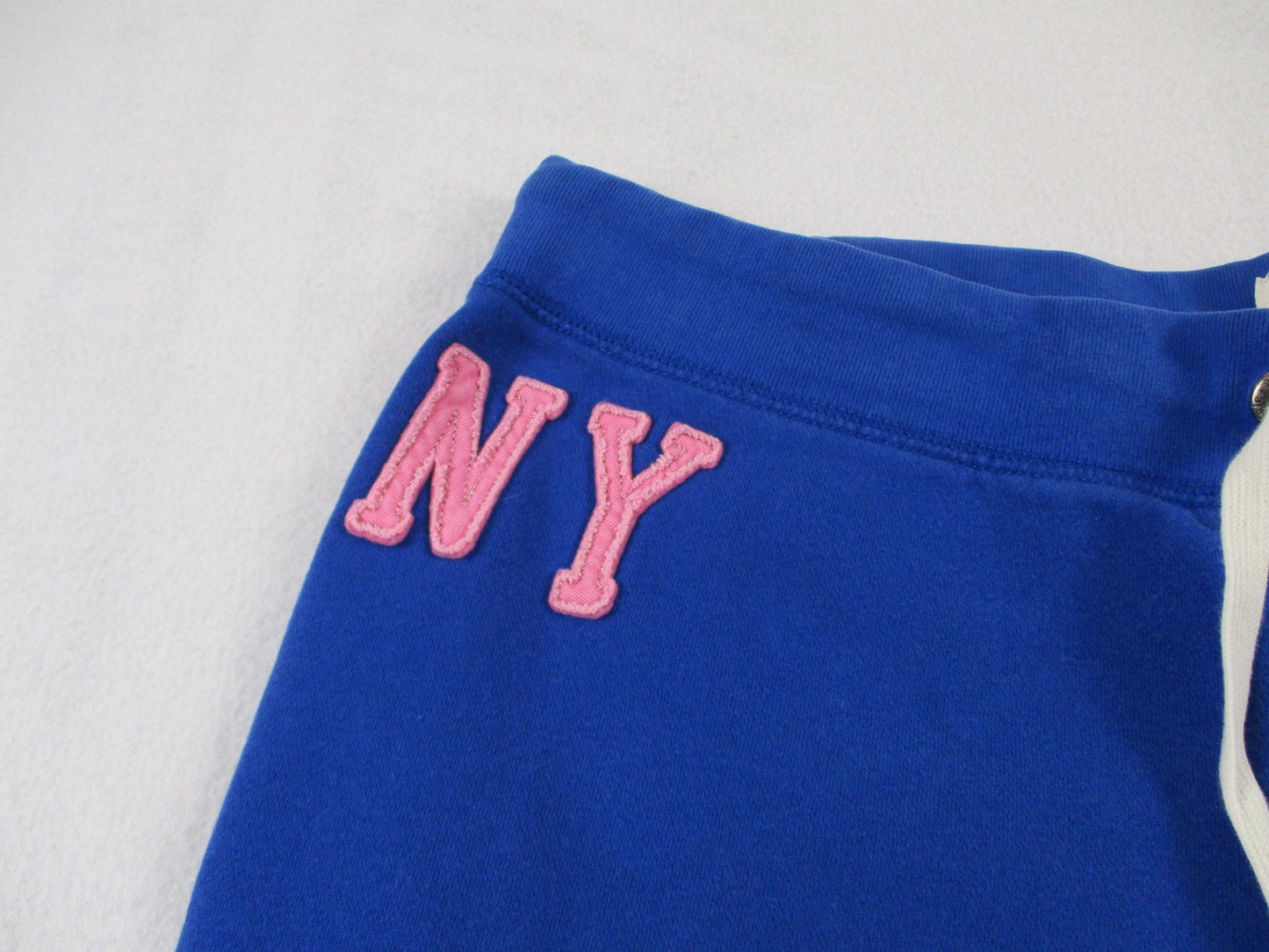 Aeropostale Sweatpants Womens XL Blue Fleece NY AERO 87 Jogger Pants 172310