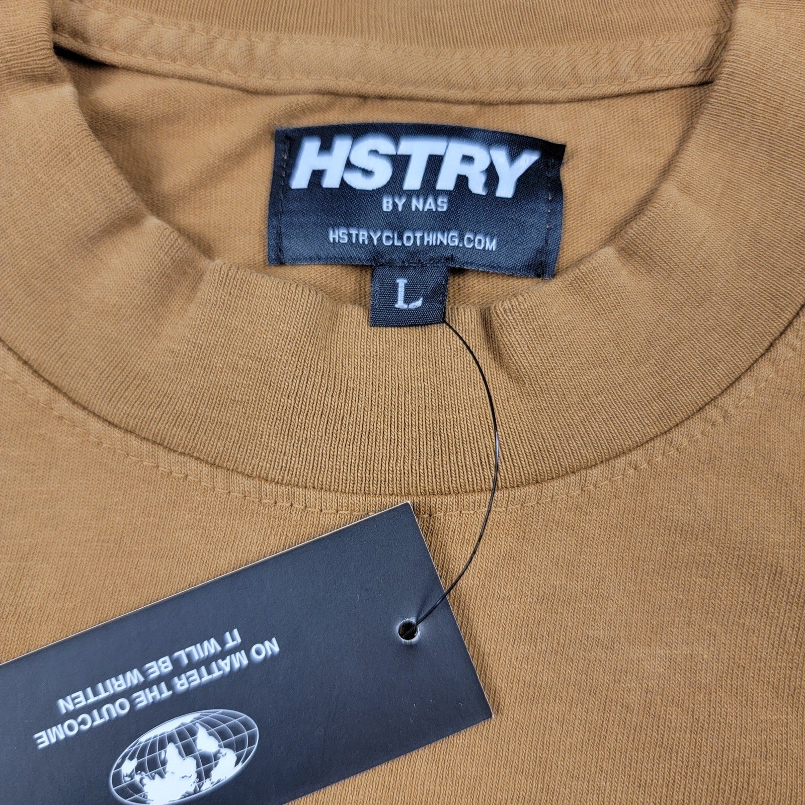 HSTRY by NAS Juneteenth Celebration Tshirt Brown Sz L