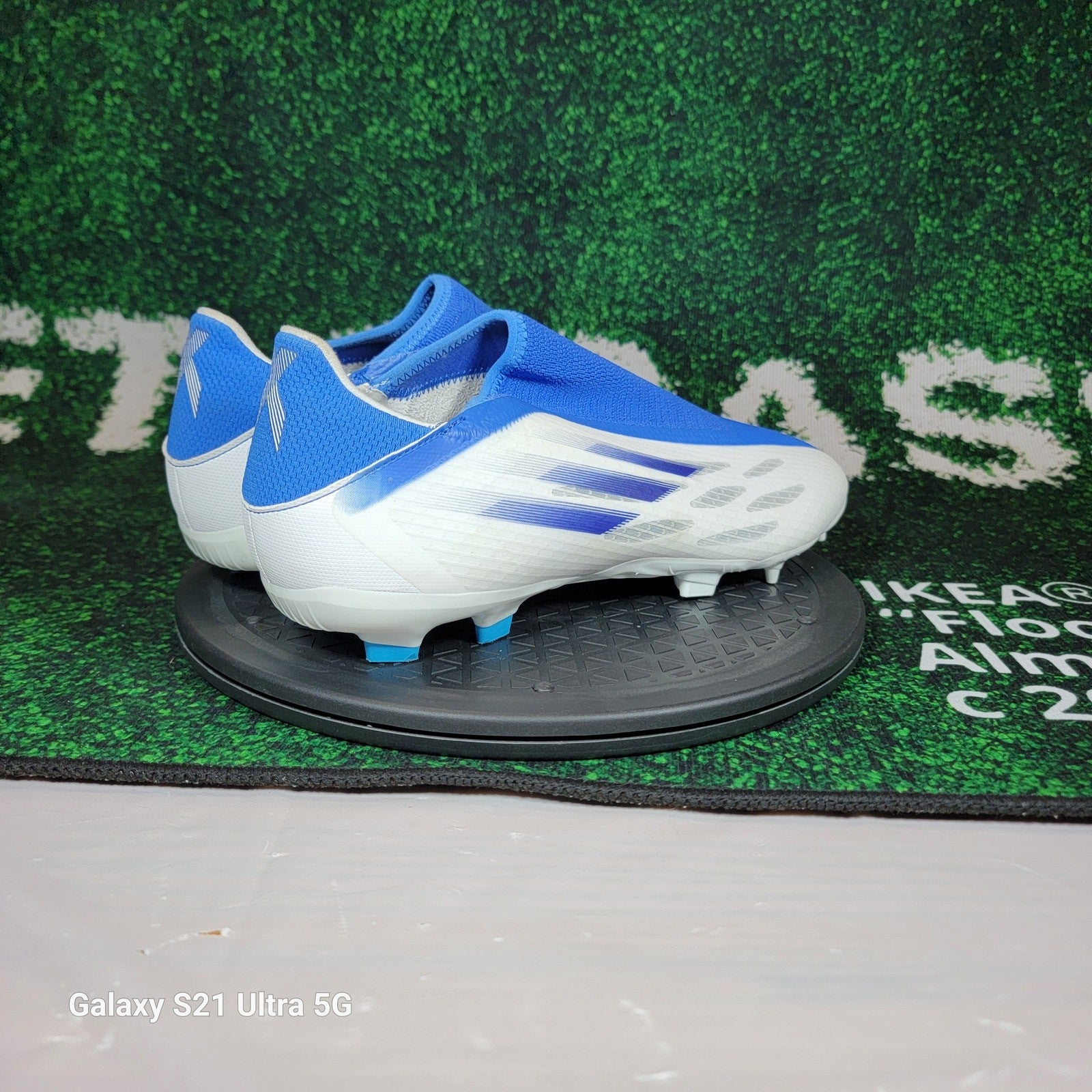 Adidas X Speedflow.3 Laceless FG 'White Legacy Indigo' Sz 13 GW7495
