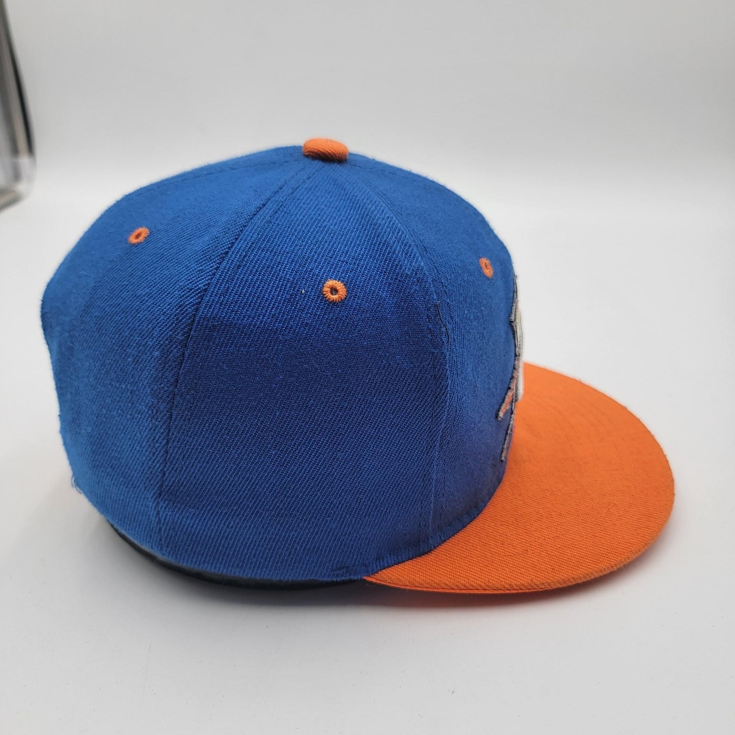 Oklahoma City Thunder Hat Cap Snap Back Blue Orange NBA Basketball Mens3