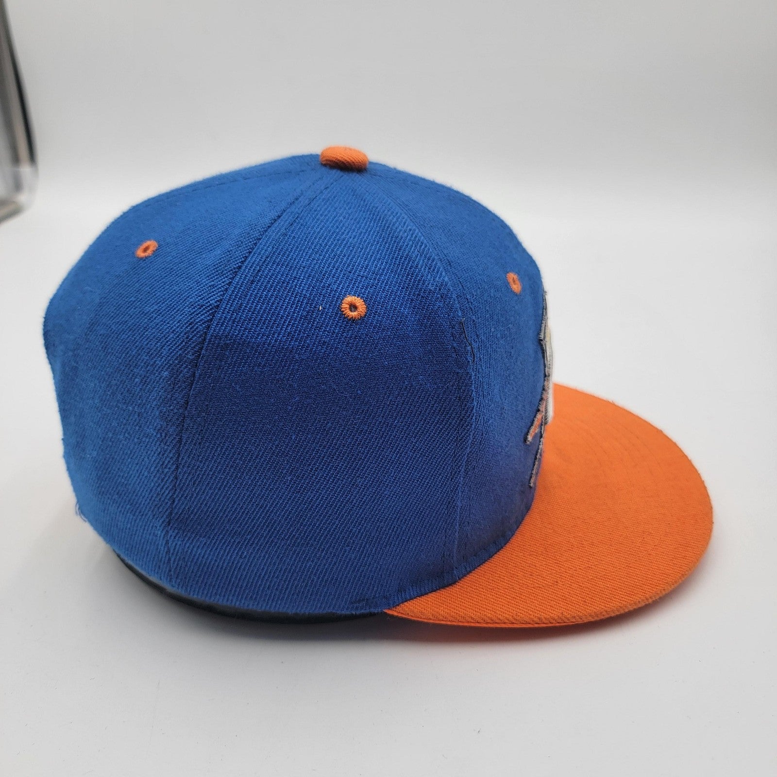 Oklahoma City Thunder Hat Cap Snap Back Blue Orange NBA Basketball Mens3