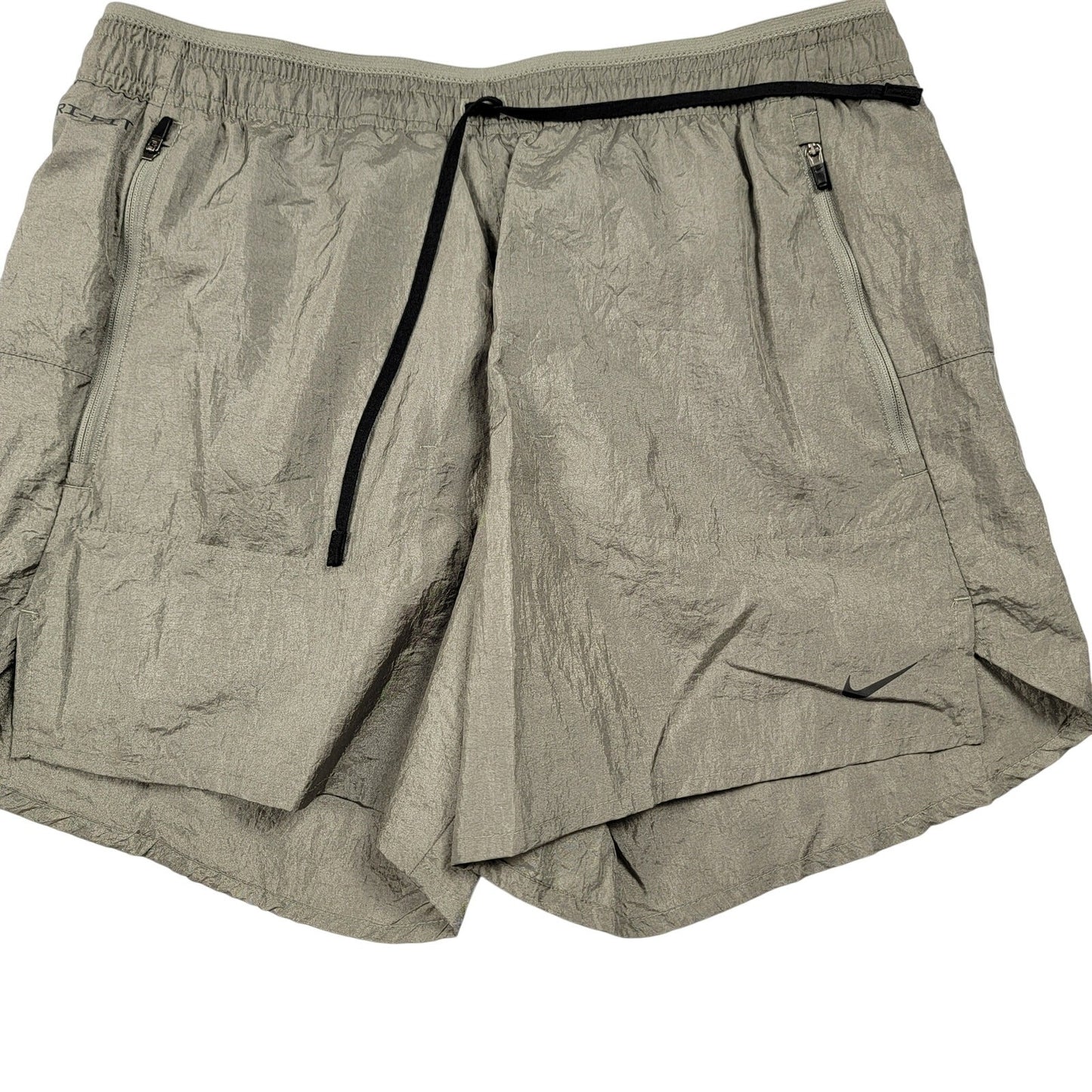 Nike Running Division Stride 5” Dri-FIT Shorts Olive Green Men’s Medium NWT0
