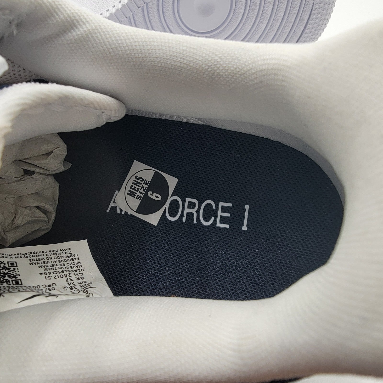 Air Force 1 Craft 'White Obsidian' Sz 6M CT23171005
