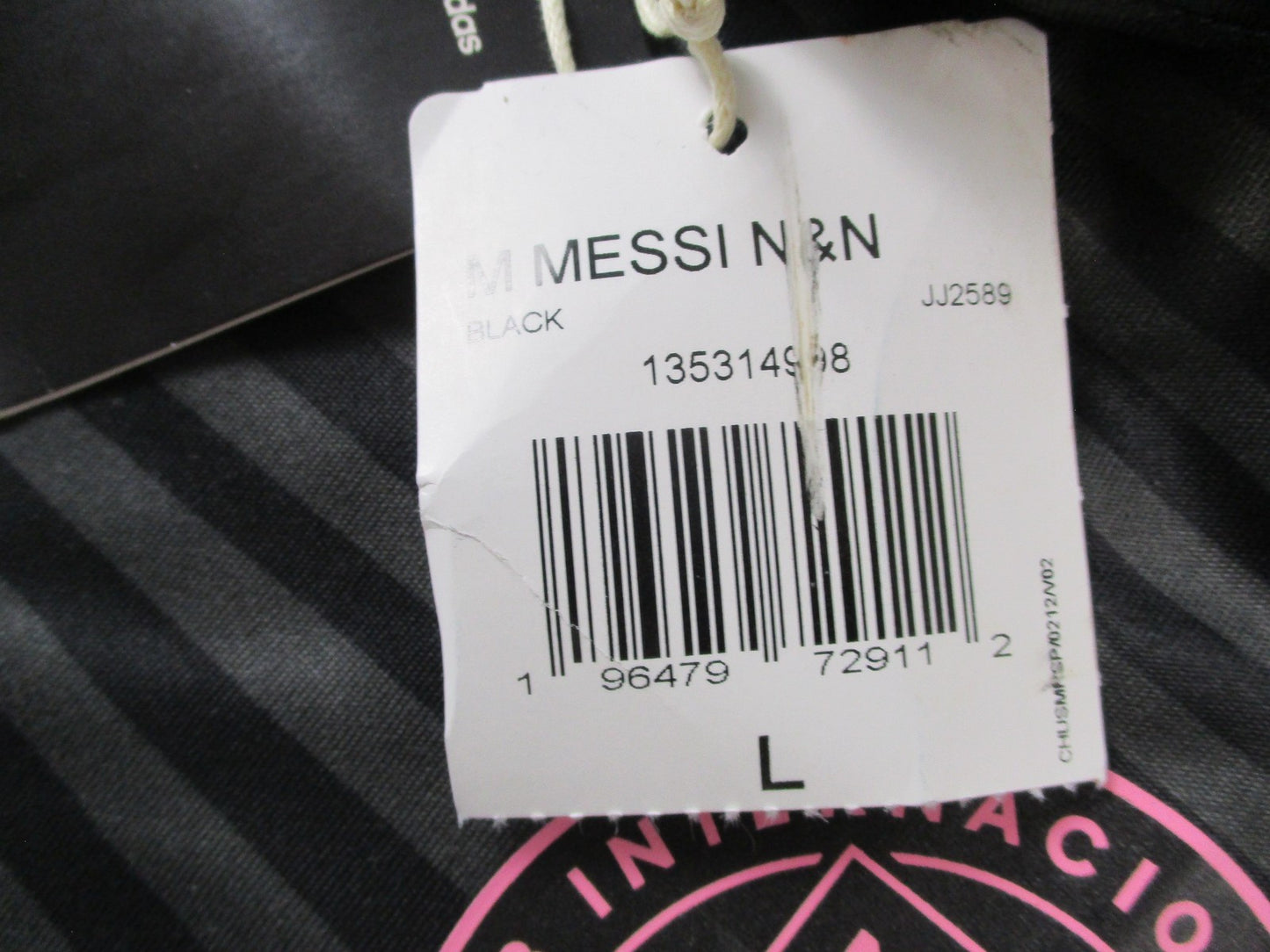 Inter Miami CF Jersey Mens Large Black MLS Soccer Messi 10 Adidas AEROREADY 15046