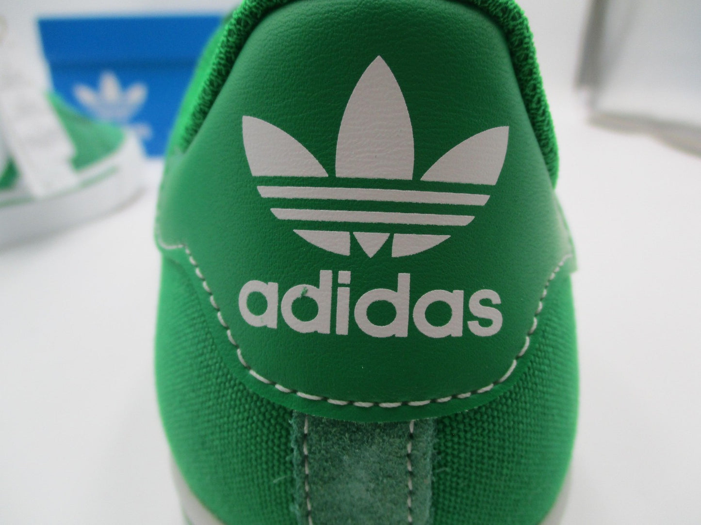 Adidas Campus Vulc Shoes Mens Size 9.5 Green White Originals Skate Suede JQ00528