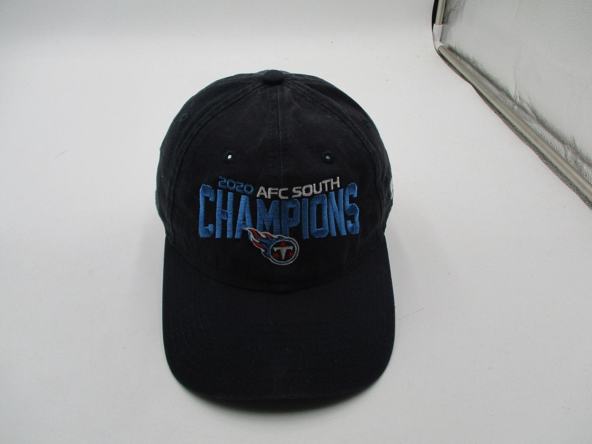 Tennessee Titans 2020 AFC South Hat Cap Strap Back One Size Blue NFL New Era3
