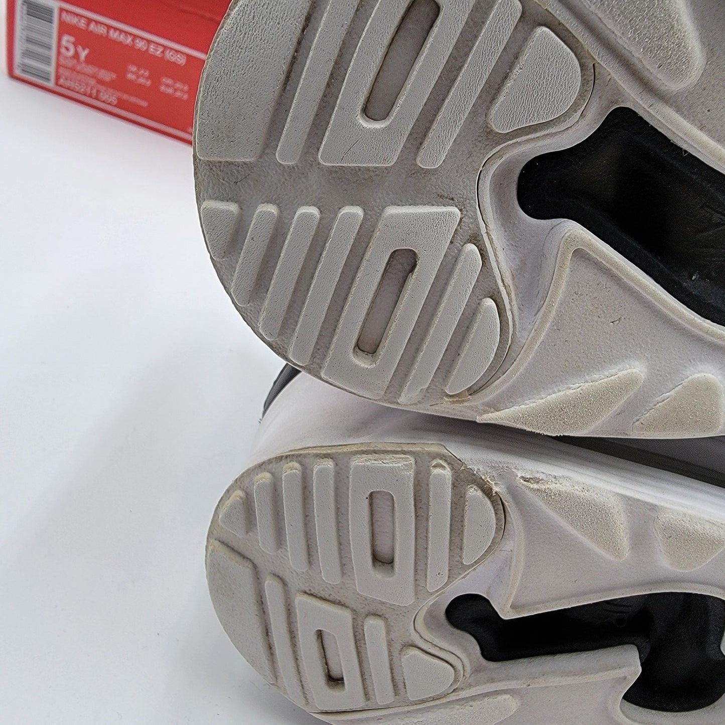 Nike Air Max 90 EZ GS 'Black White' Sz 5.5Y AH52110056