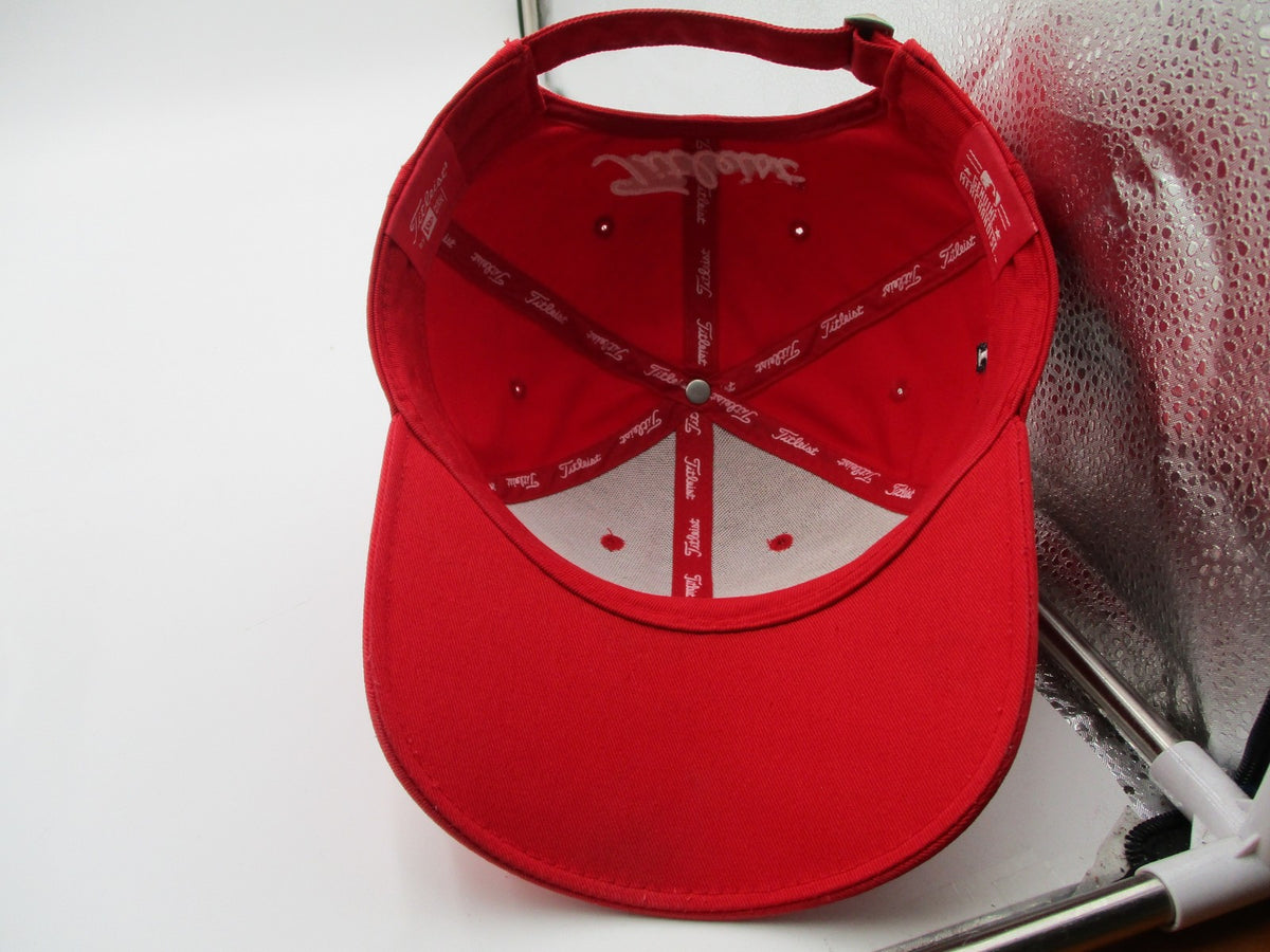 St. Louis Cardinals Hat Cap Strap Back One Size Red MLB Baseball Mens Titleist11