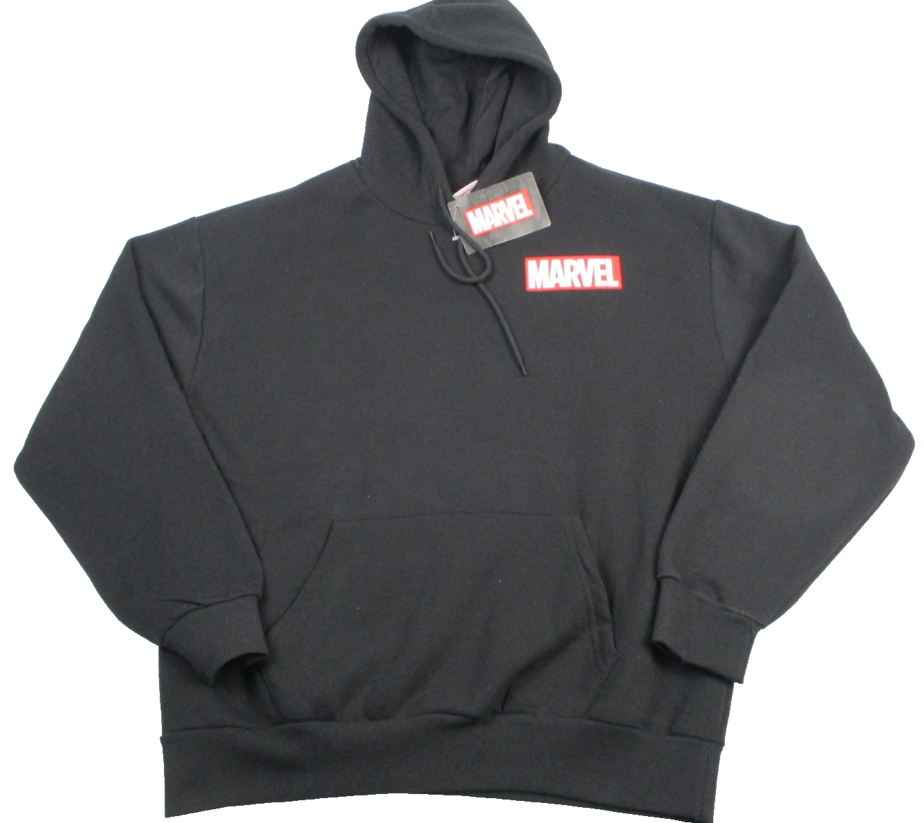 Marvel Hoodie Mens Medium Black Amazing SpiderMan Graphic Pullover New
