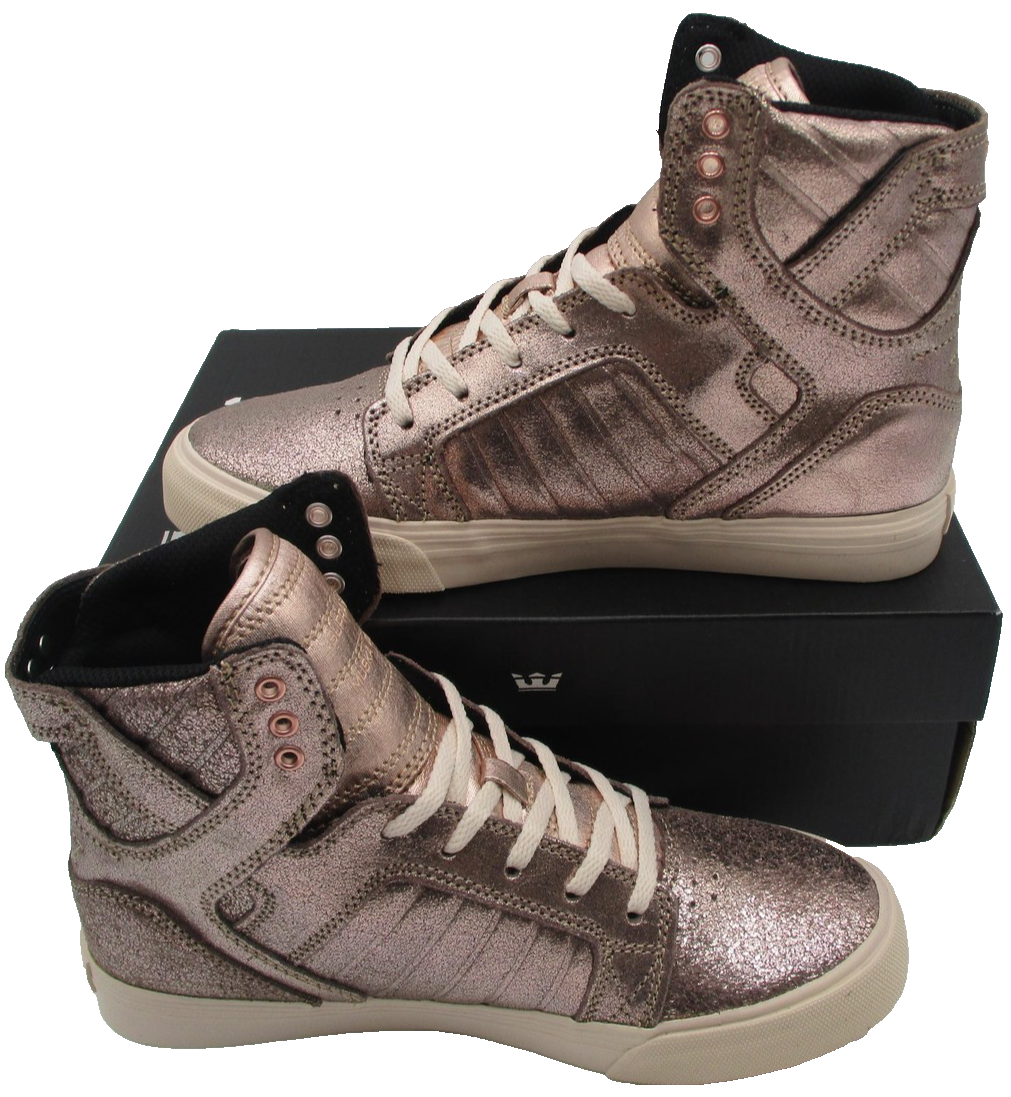 Supra Skytop Muska 001 Shoes Kids Size 5 Rose Gold High Top Skate 58003675M2