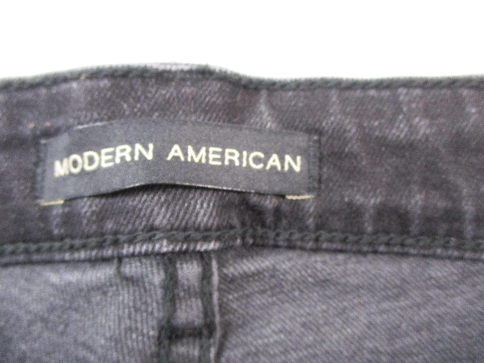Modern American Montana Jeans Womens 26 Black Vintage Wash Straight Leg 14753