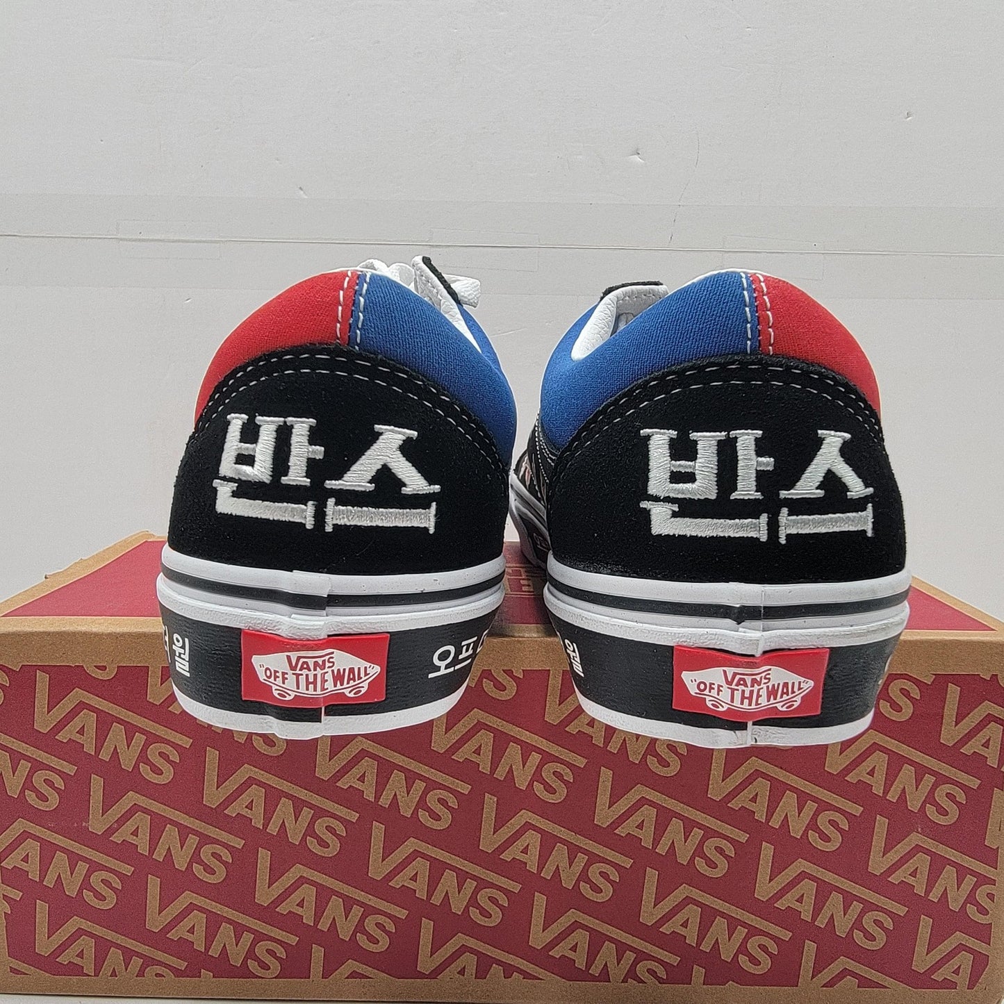 Vans Old Skool Shoes Zebra/Cherry Blossom Korean Typography