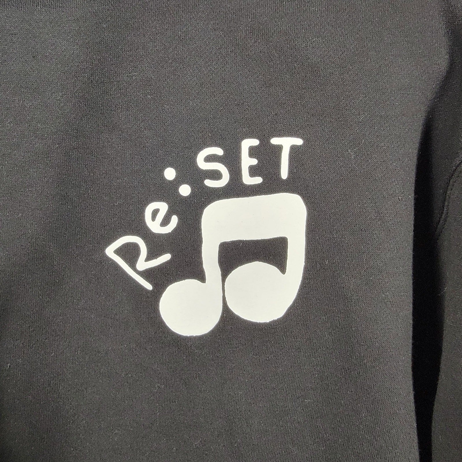 Re:Set Music Festival Black Pullover Hoodie - Size L