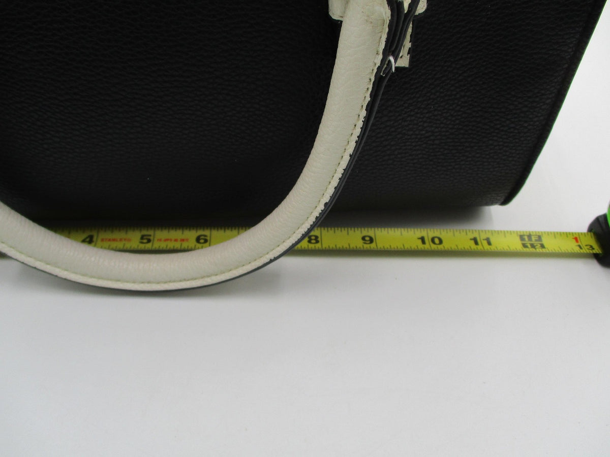 Nine West & Christian Siriano Satchel Bag Lot Womens Medium Black Faux Leather16