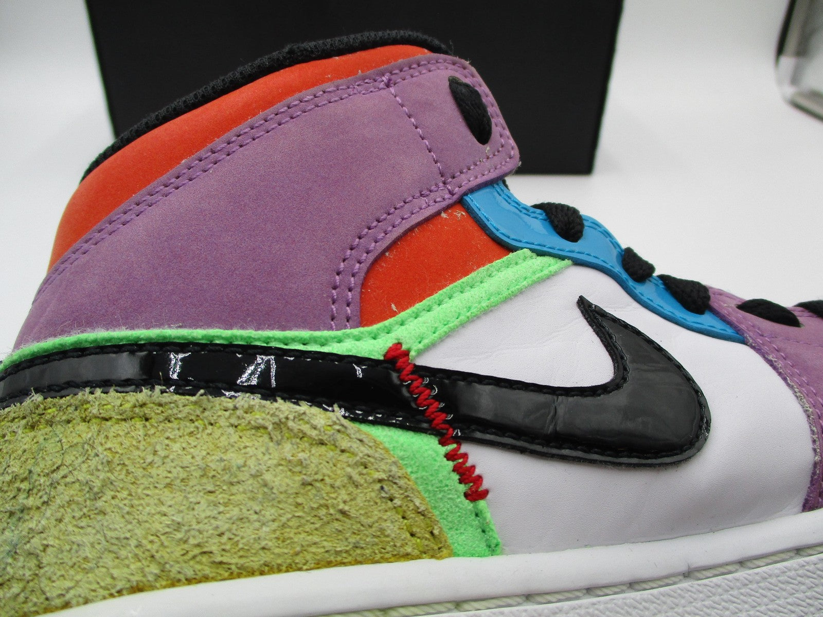 Jordan 1 Mid SE Shoes Youth Size 6 Multicolor Air Basketball CW1140-10010