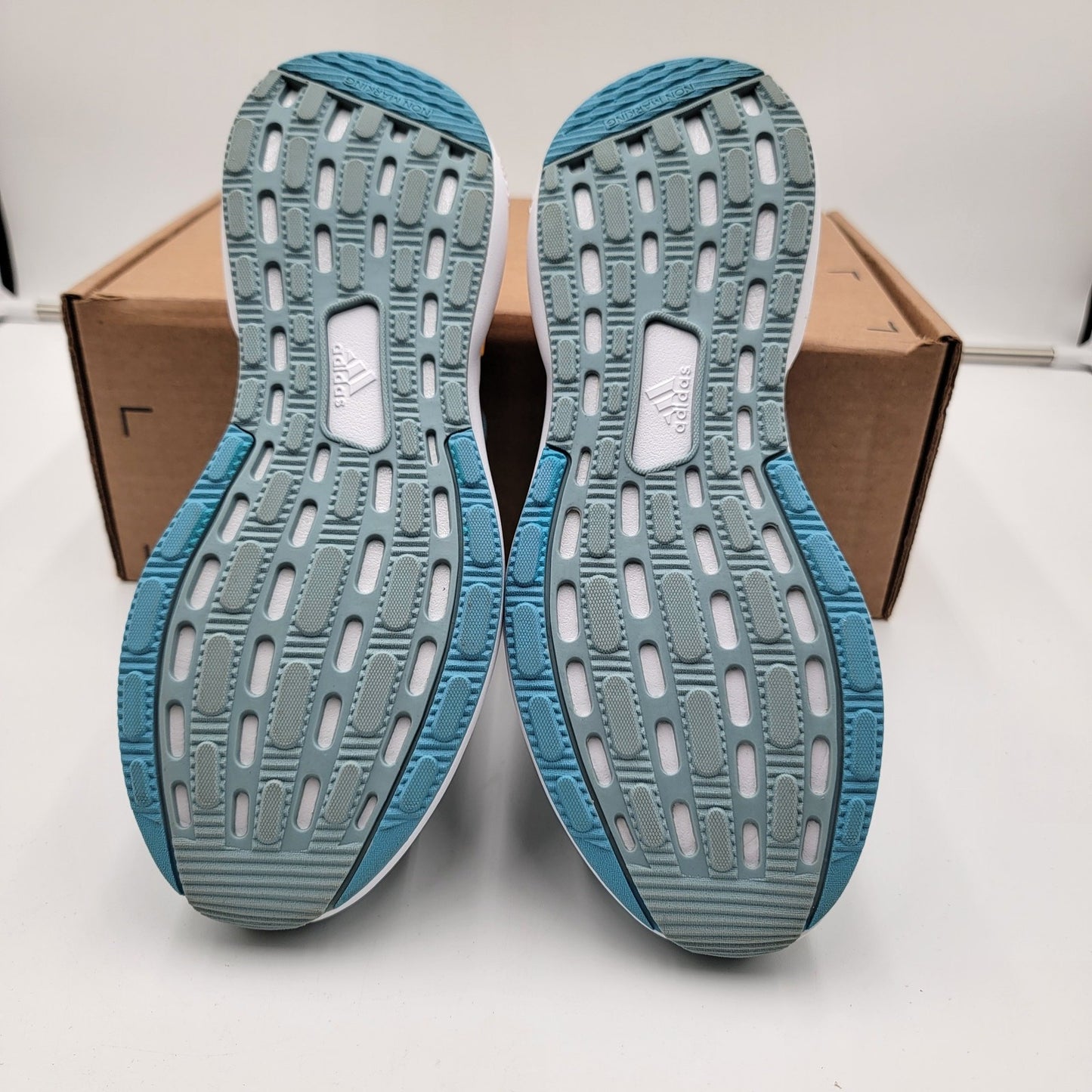 Adidas Mens RapidaSport Blue Running Shoes Sz 5 HP6126